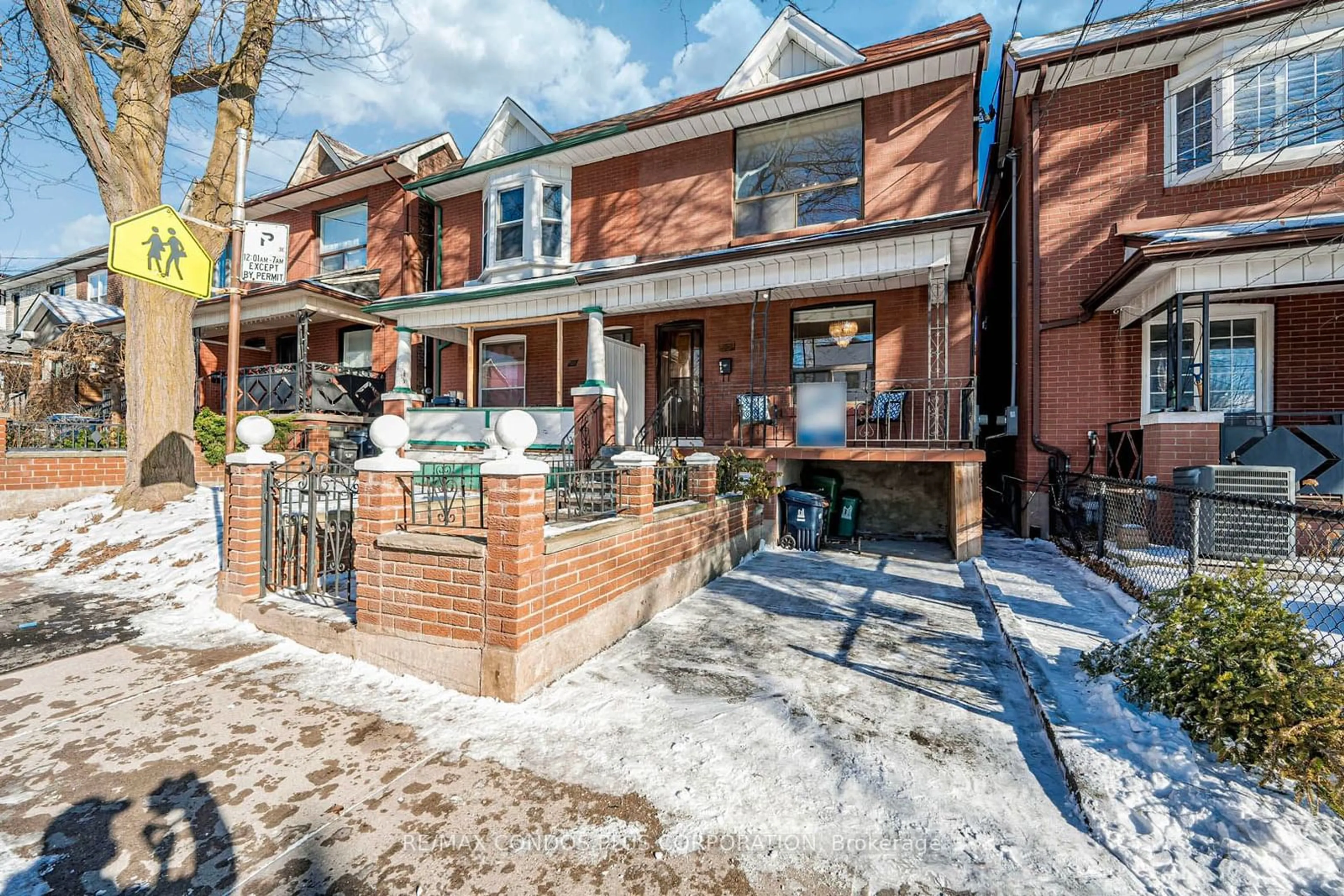 Home with brick exterior material, street for 33 Via Italia, Toronto Ontario M6H 3R4