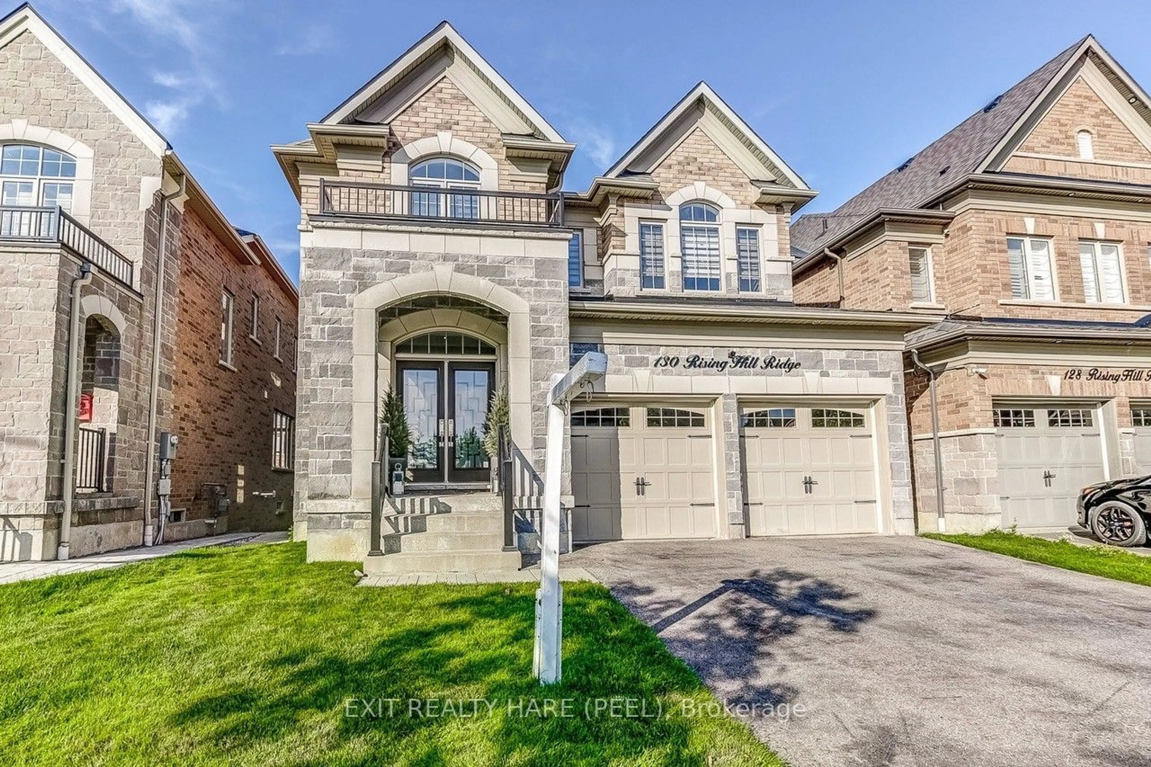 Home with brick exterior material, street for 130 Rising Hill Rdge, Brampton Ontario L6Y 6B2