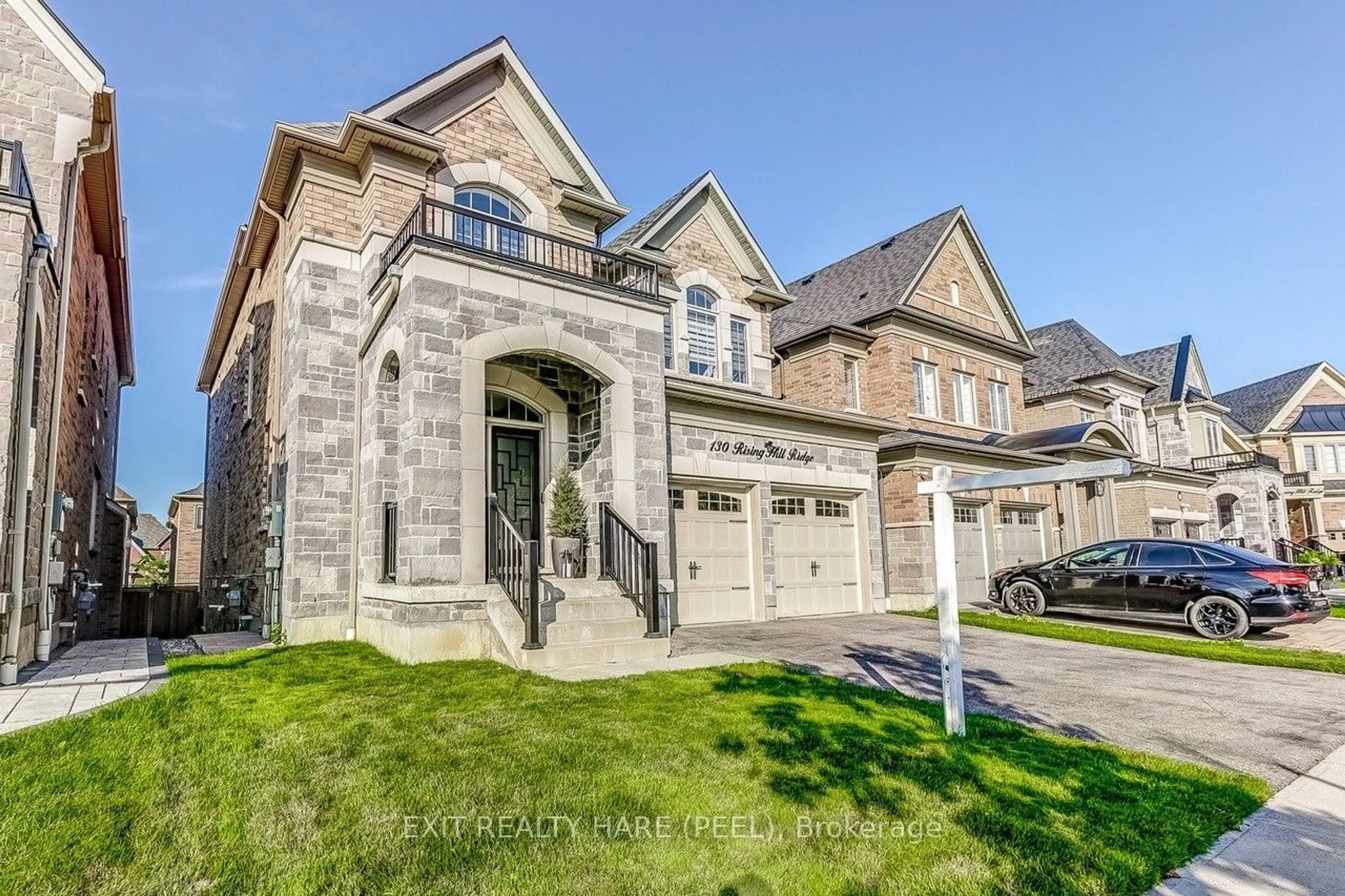 Home with brick exterior material, street for 130 Rising Hill Rdge, Brampton Ontario L6Y 6B2