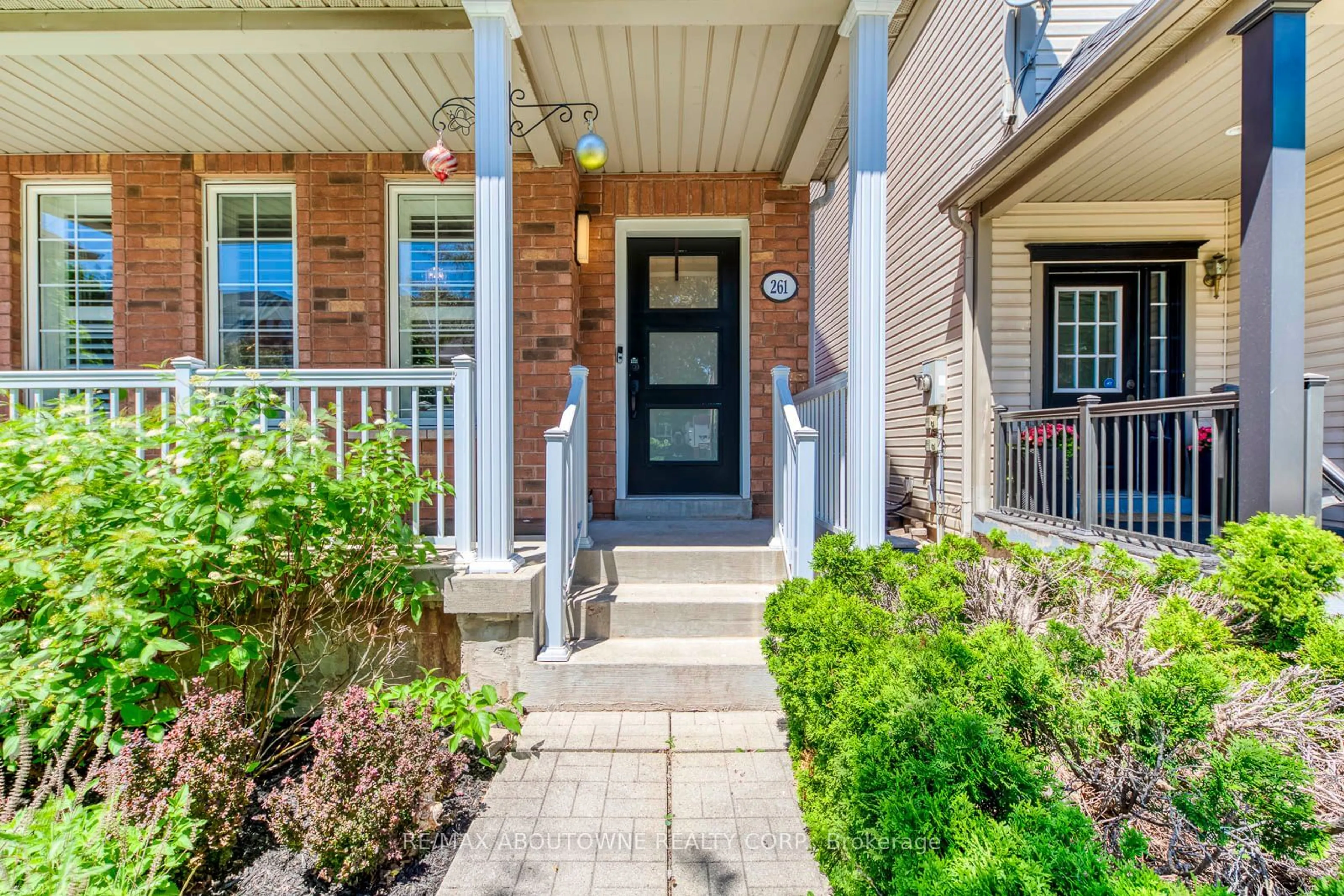 Home with brick exterior material, street for 261 Gatwick Dr, Oakville Ontario L6H 7K3