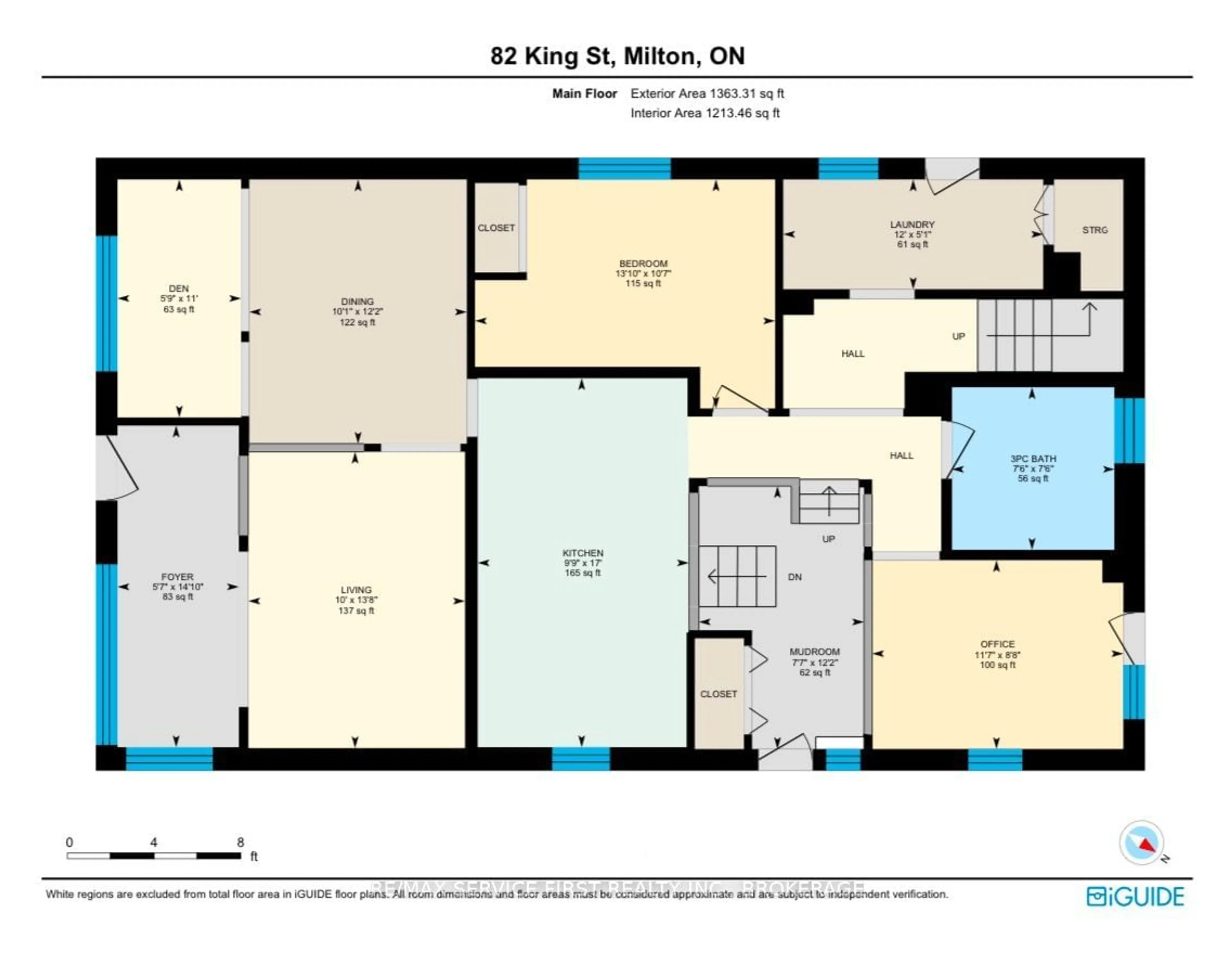 Floor plan for 82 King St, Milton Ontario L9T 1J7