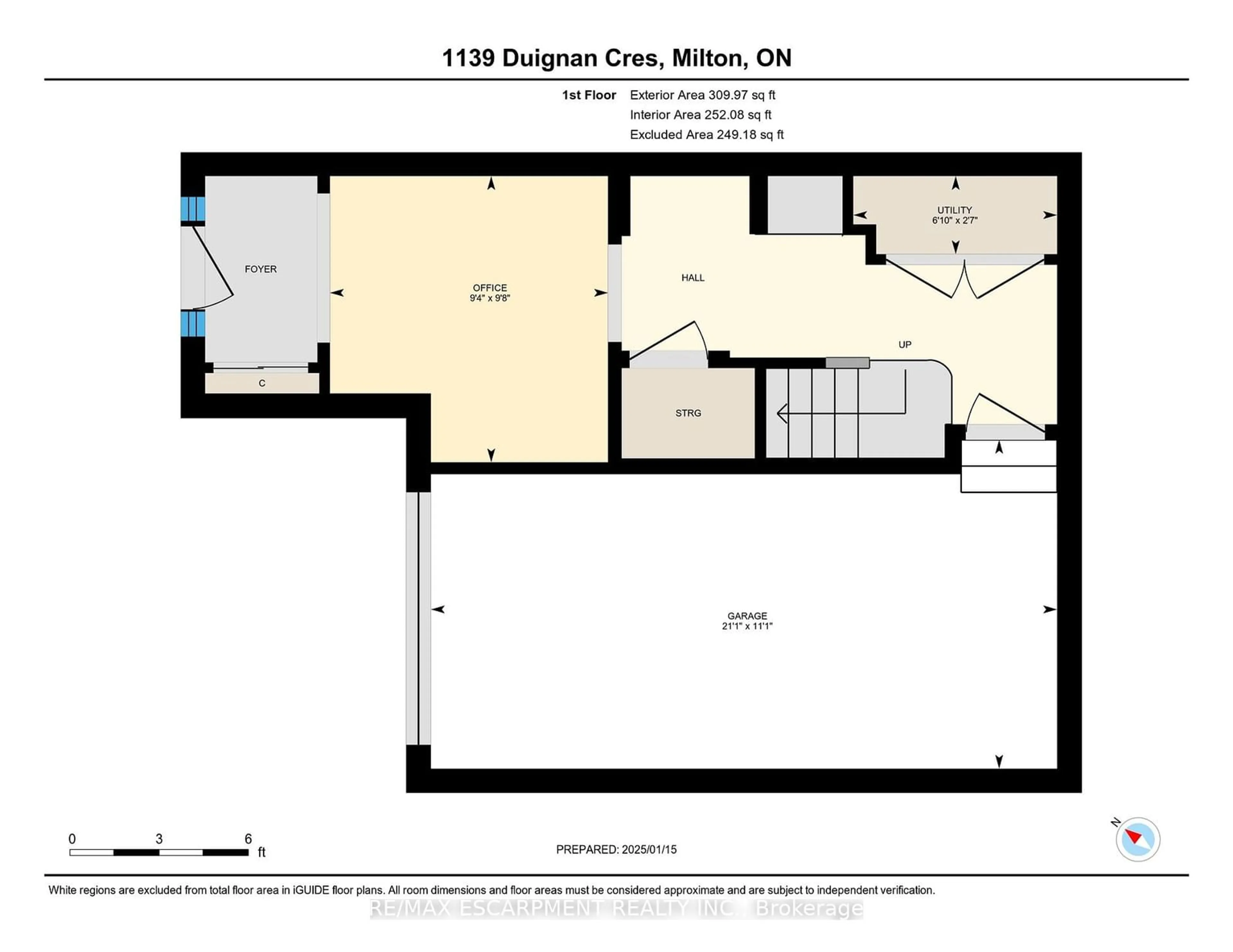 Floor plan for 1139 Duignan Cres, Milton Ontario L9E 1C3