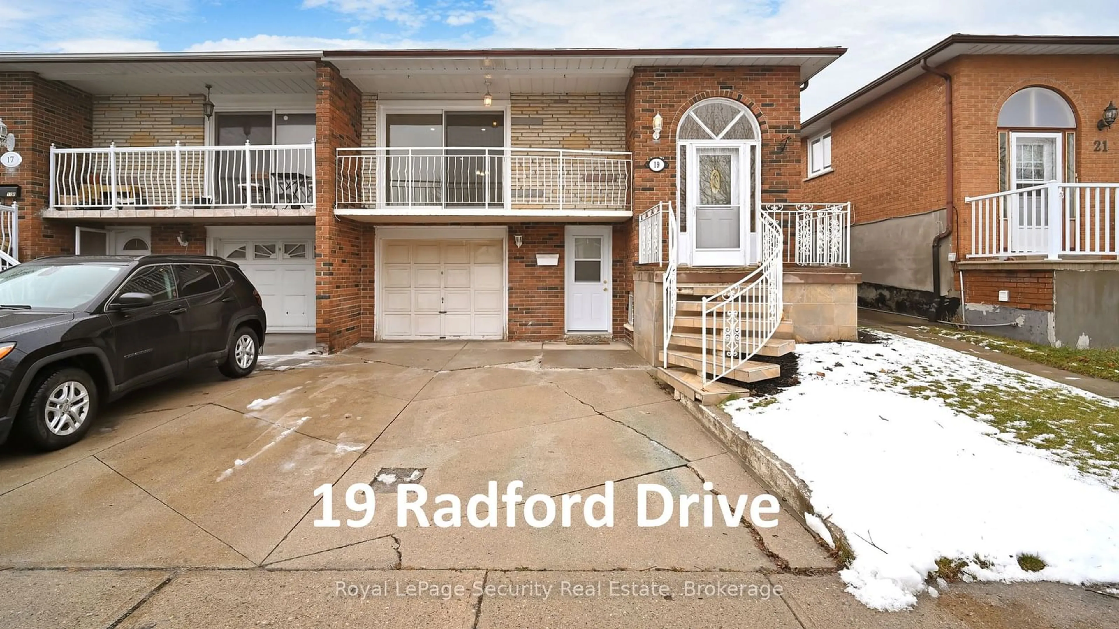 Home with brick exterior material, street for 19 Radford Dr, Brampton Ontario L6V 2Y8