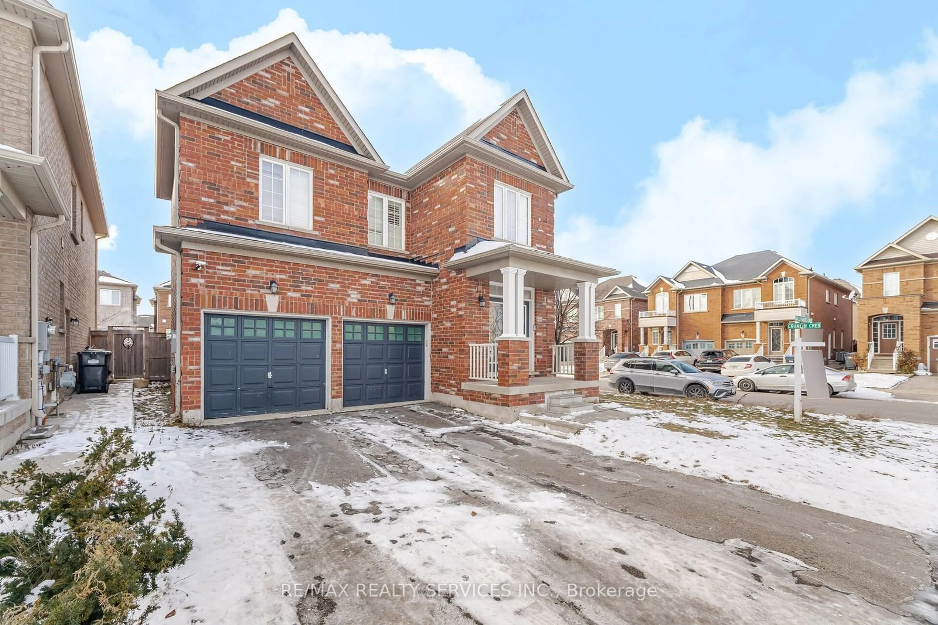 Home with brick exterior material, street for 1 Ballyhaise Cres, Brampton Ontario L6X 0Y2