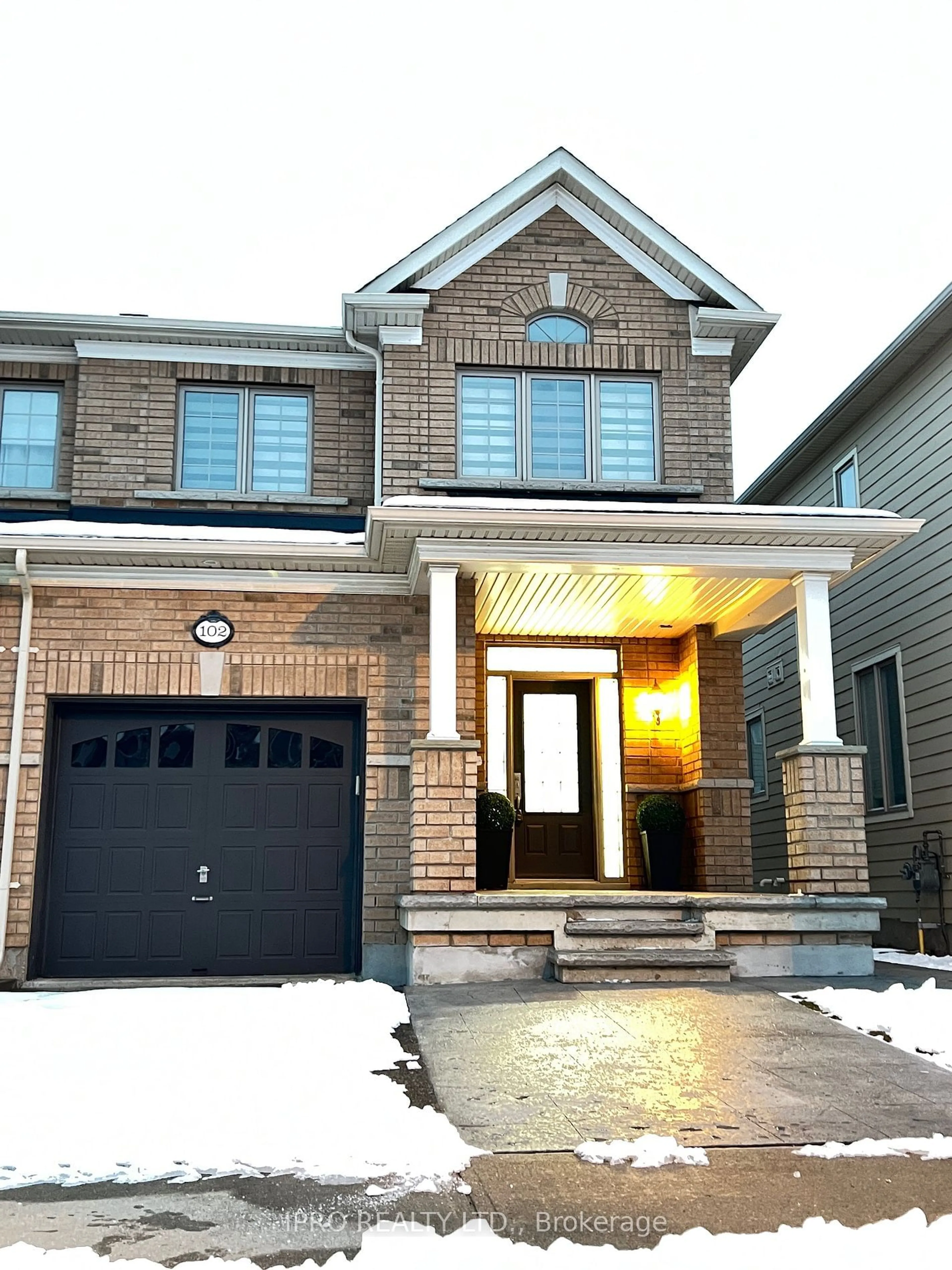 Home with brick exterior material, street for 102 Kendall Dr, Milton Ontario L9T 0R5