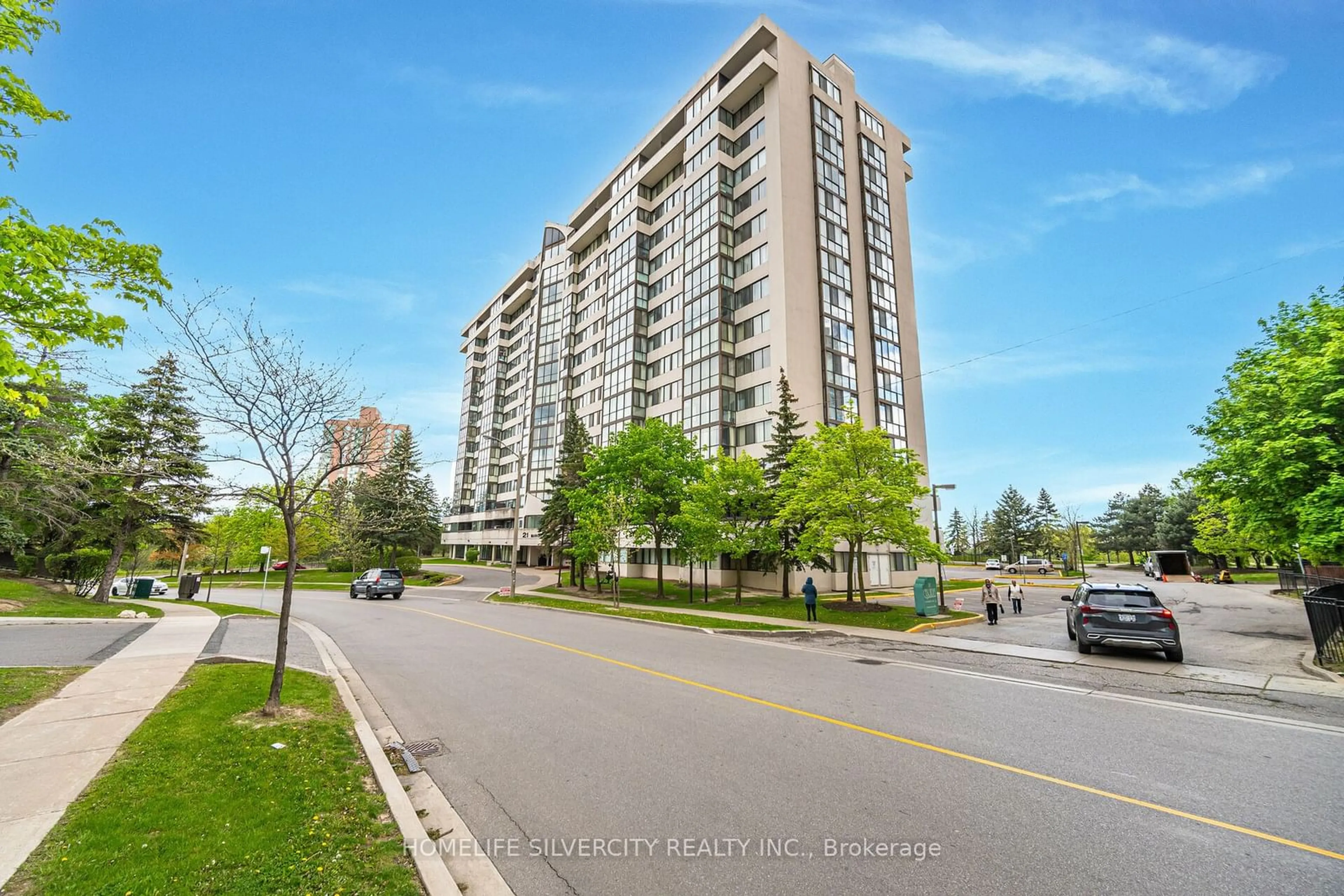 A pic from outside/outdoor area/front of a property/back of a property/a pic from drone, street for 21 Markbrook Lane #407, Toronto Ontario M9V 5E4