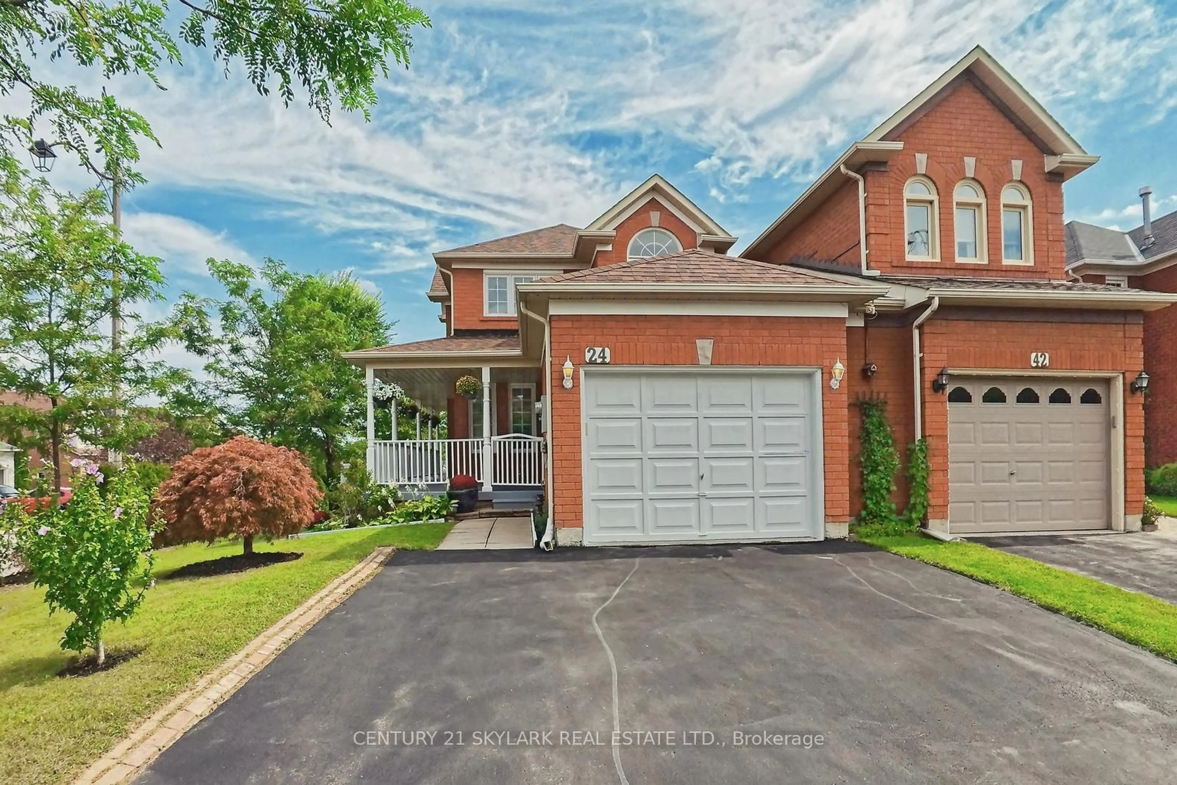 Home with brick exterior material, street for 24 Alaskan Summit Crt, Brampton Ontario L6R 1P1