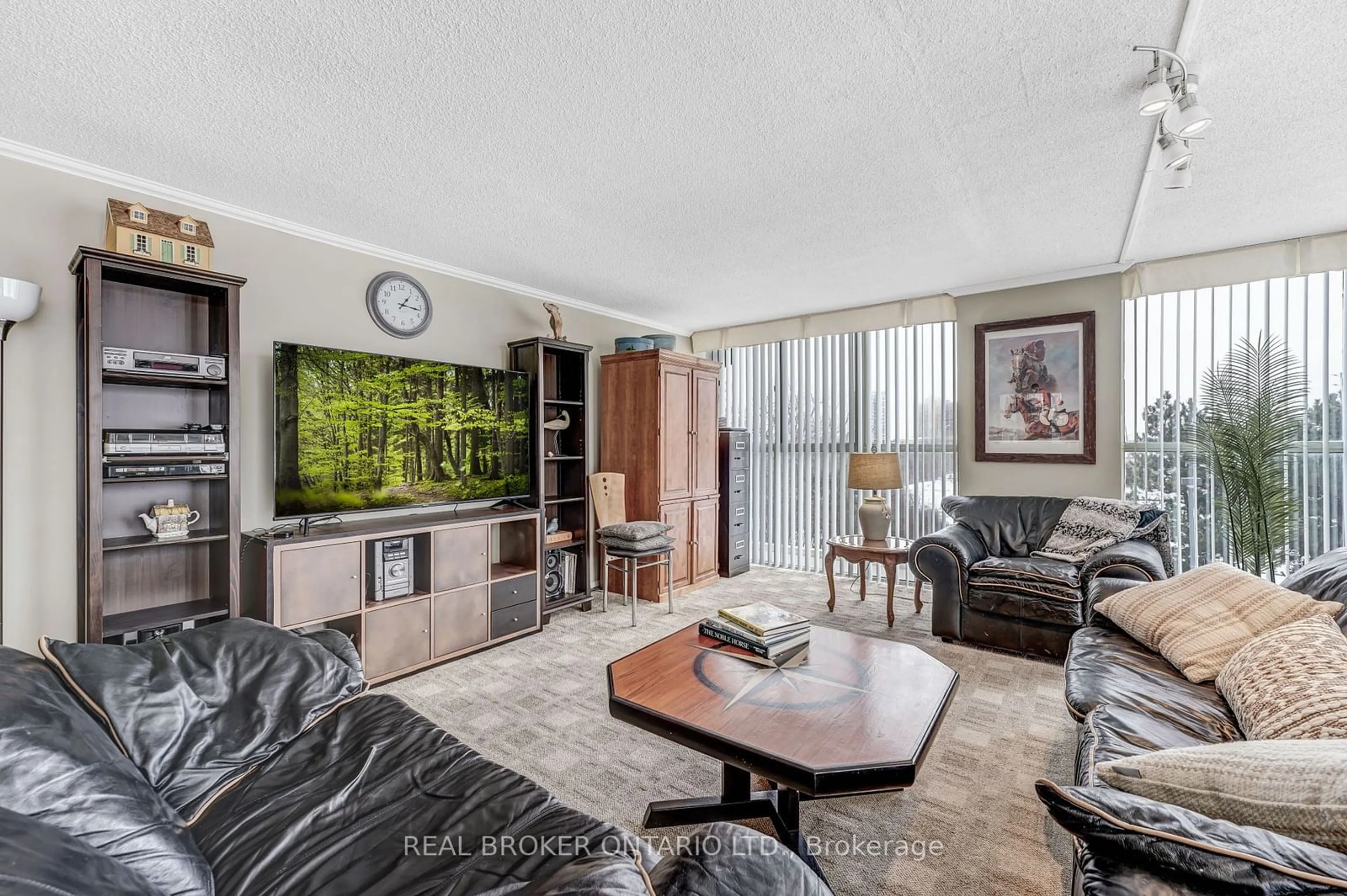 Living room with furniture, unknown for 600 Rexdale Blvd #203, Toronto Ontario M9W 6T4