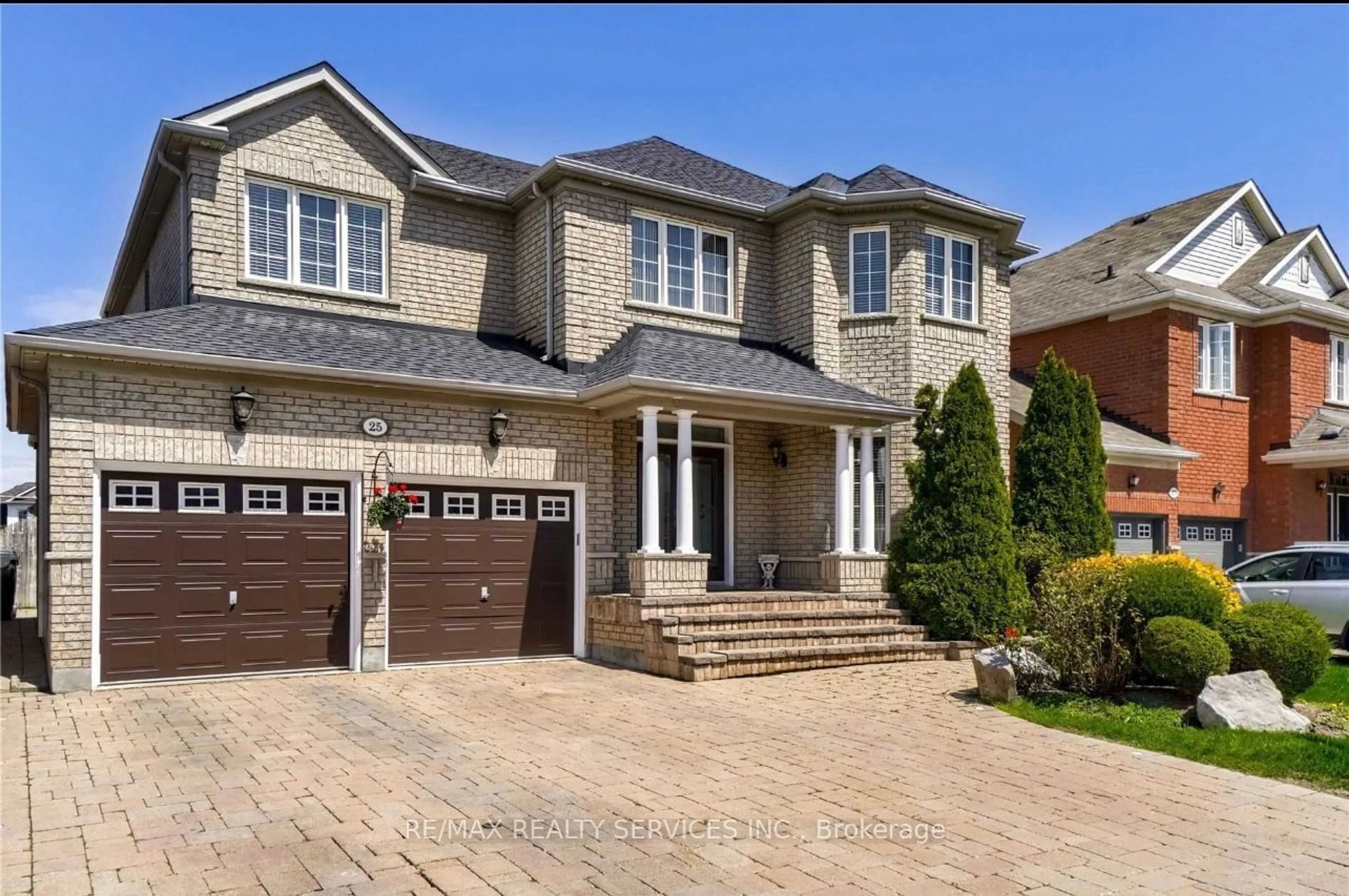 Home with brick exterior material, street for 25 Mountain Gorge Rd, Brampton Ontario L6R 2X7