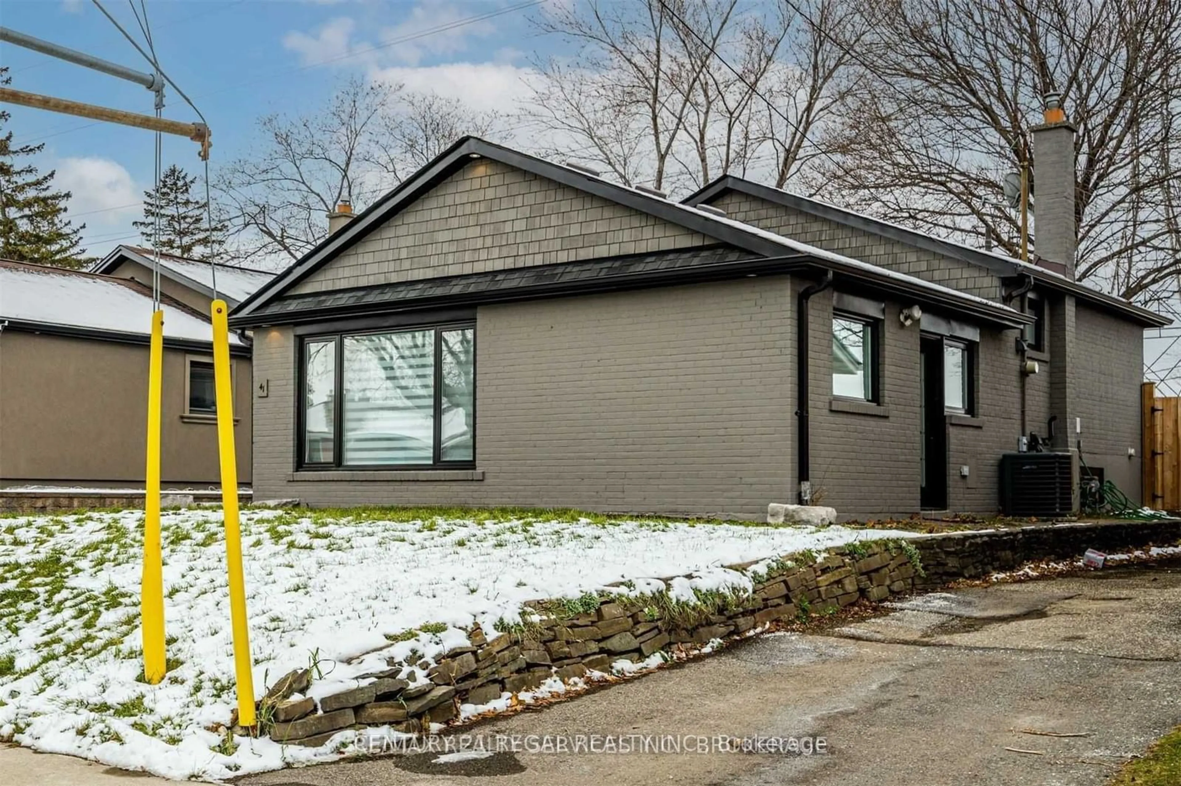 Home with vinyl exterior material, street for 41 Hardwick Crt, Toronto Ontario M9C 4G5