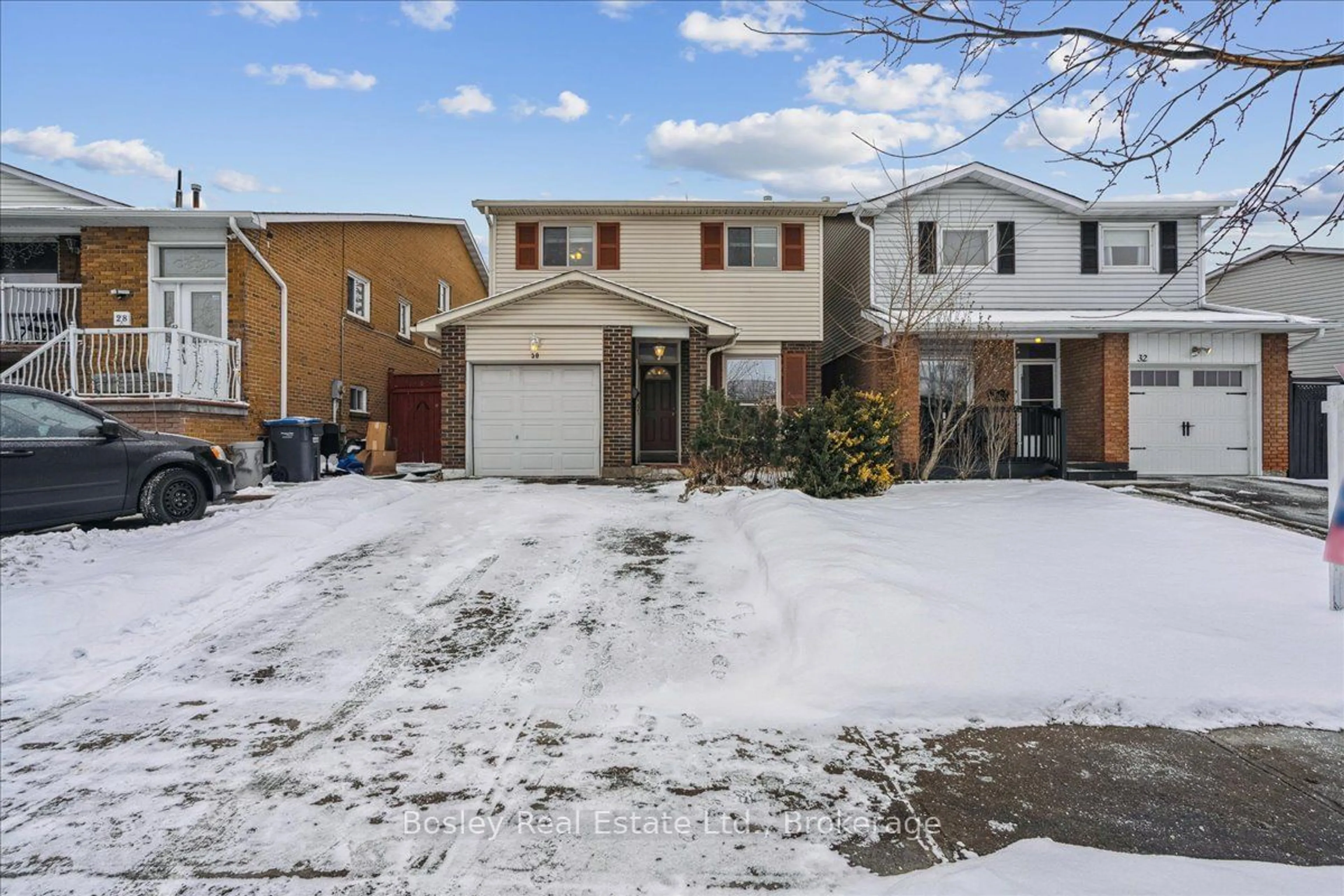 A pic from outside/outdoor area/front of a property/back of a property/a pic from drone, street for 30 Simmons Blvd, Brampton Ontario L6V 3V5