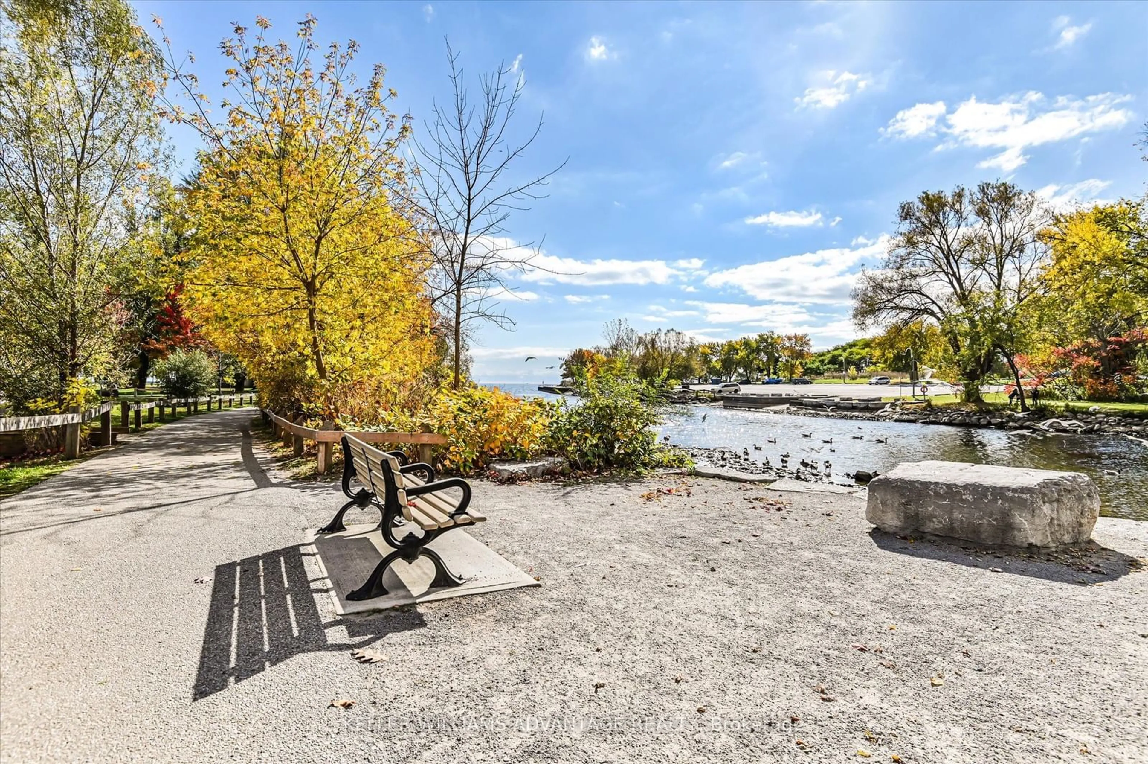 Patio, water/lake/river/ocean view for 3845 Lake Shore Blvd #310, Toronto Ontario M8W 4Y3