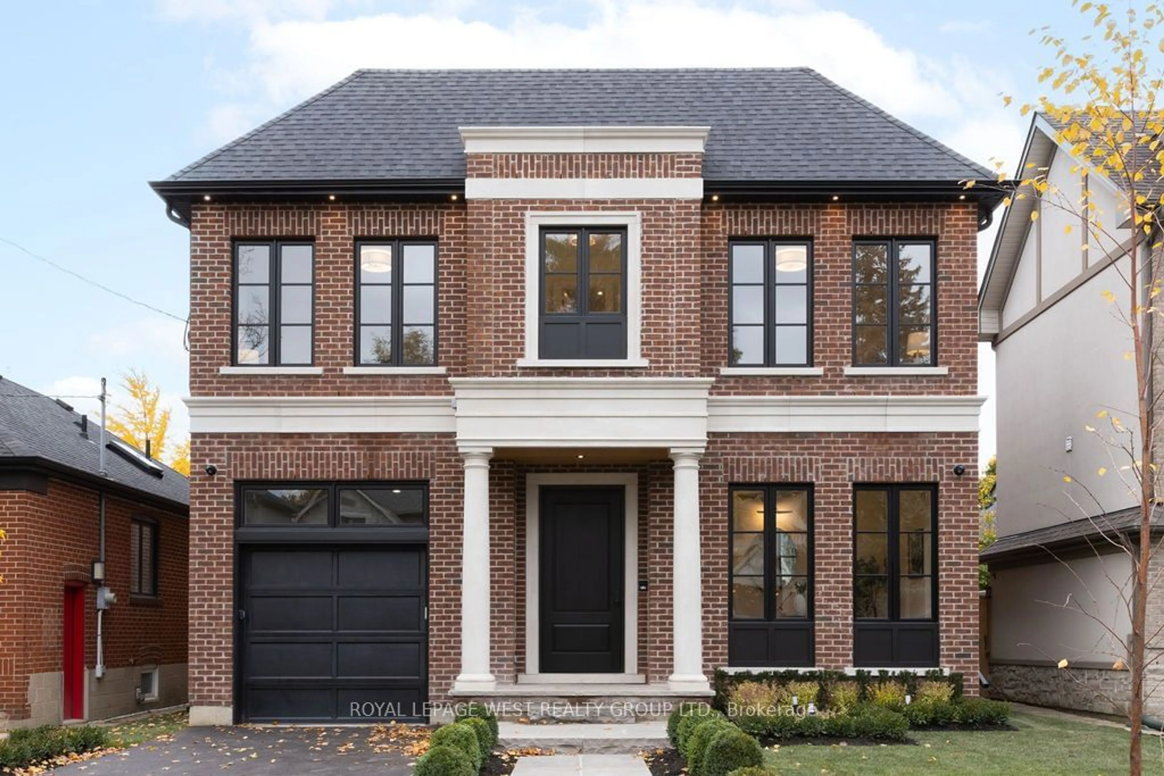 Home with brick exterior material, street for 21 Kirk Bradden Rd, Toronto Ontario M8Y 2G1