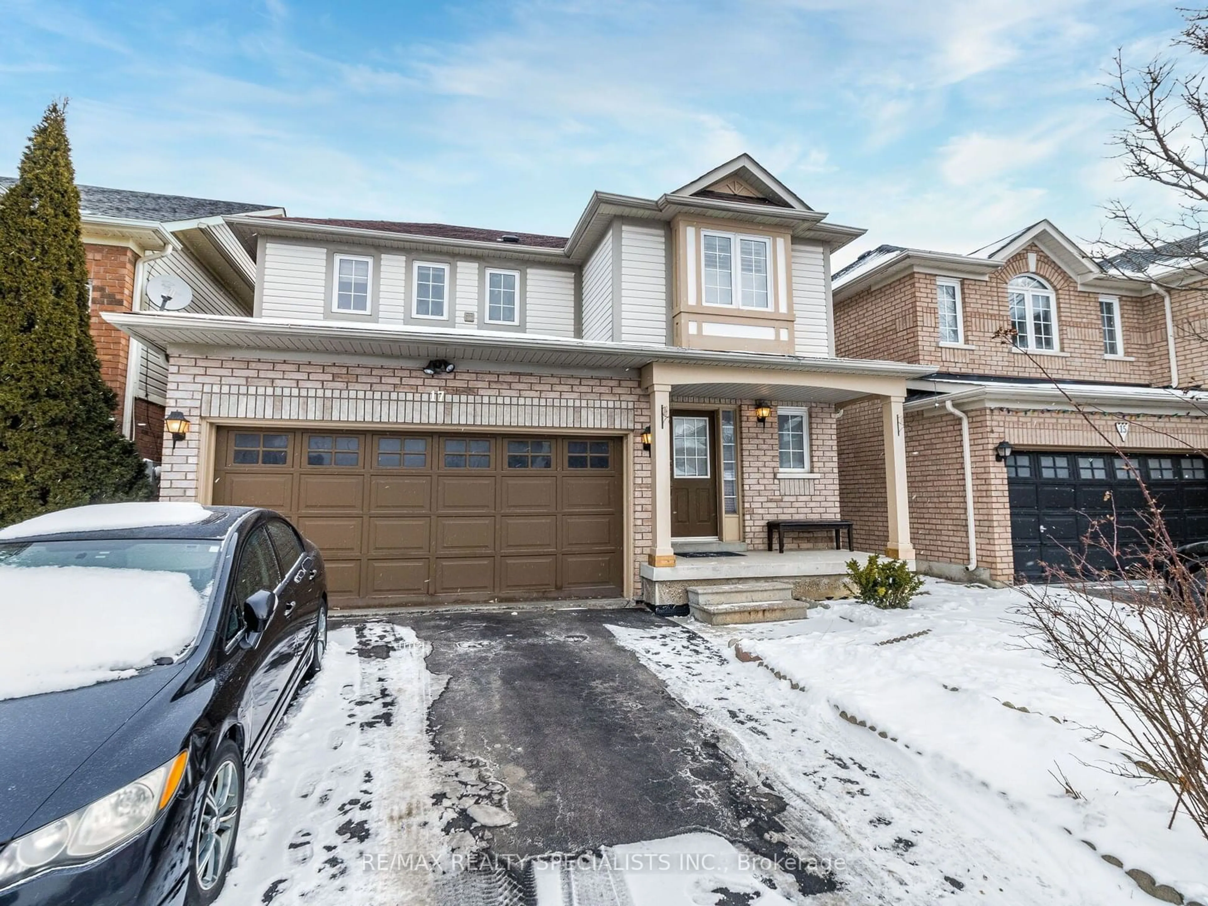 Home with brick exterior material, street for 17 Edenvalley Rd, Brampton Ontario L7A 2M6