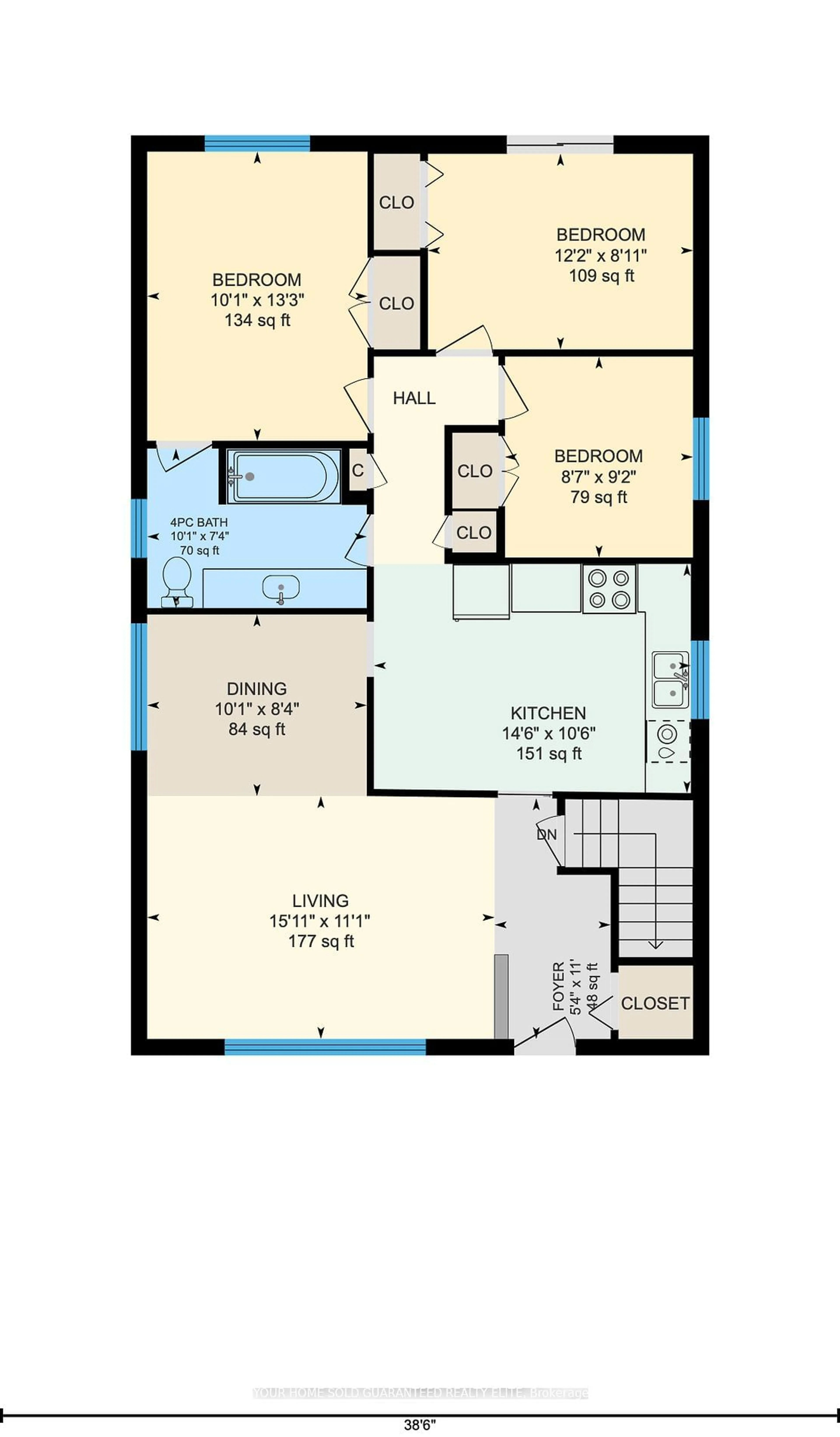 Floor plan for 653 Thornwood Ave, Burlington Ontario L7N 3B9