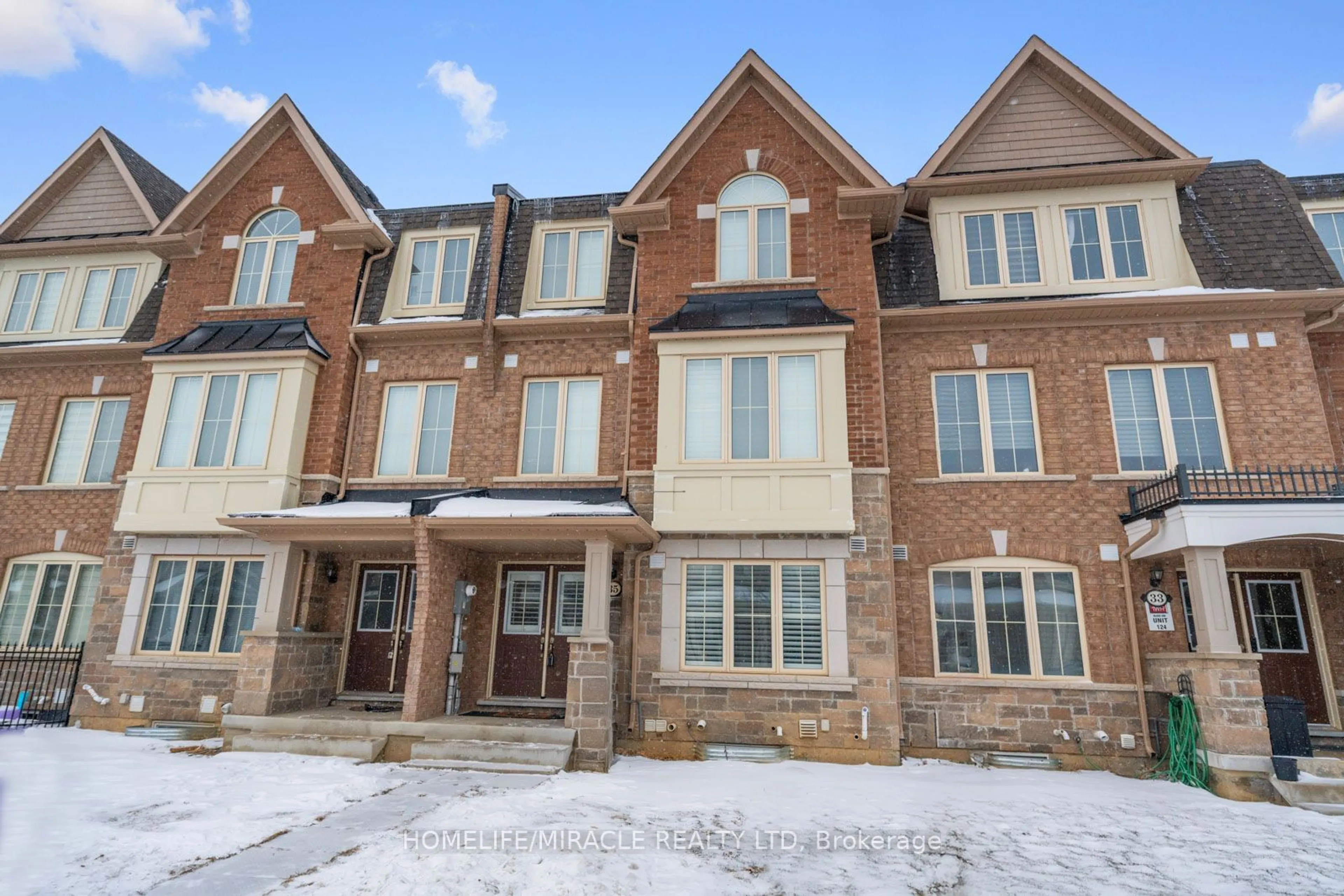 Home with brick exterior material, street for 35 Fresnel Rd, Brampton Ontario L7A 4Z2