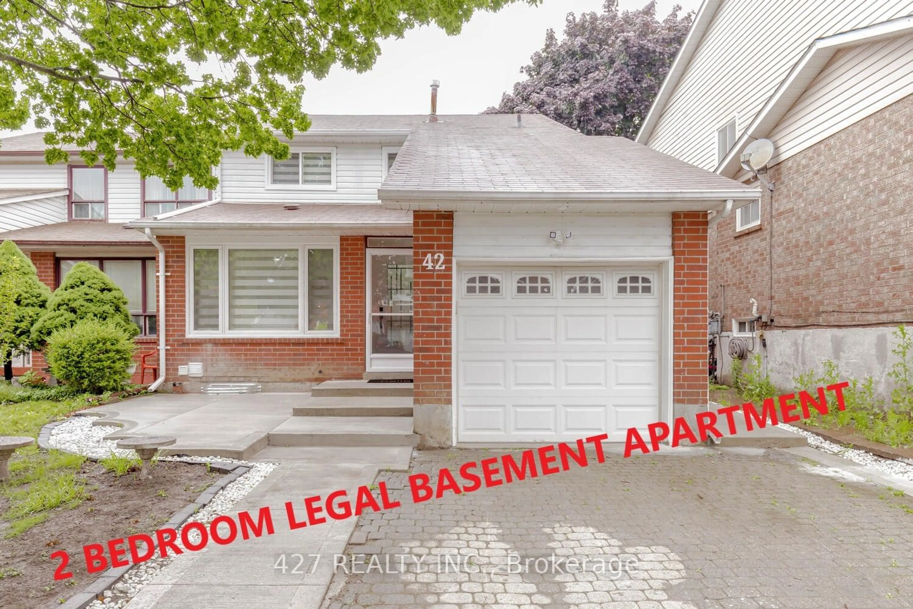 Home with brick exterior material, street for 42 Courtleigh Sq, Brampton Ontario L6Z 1J3