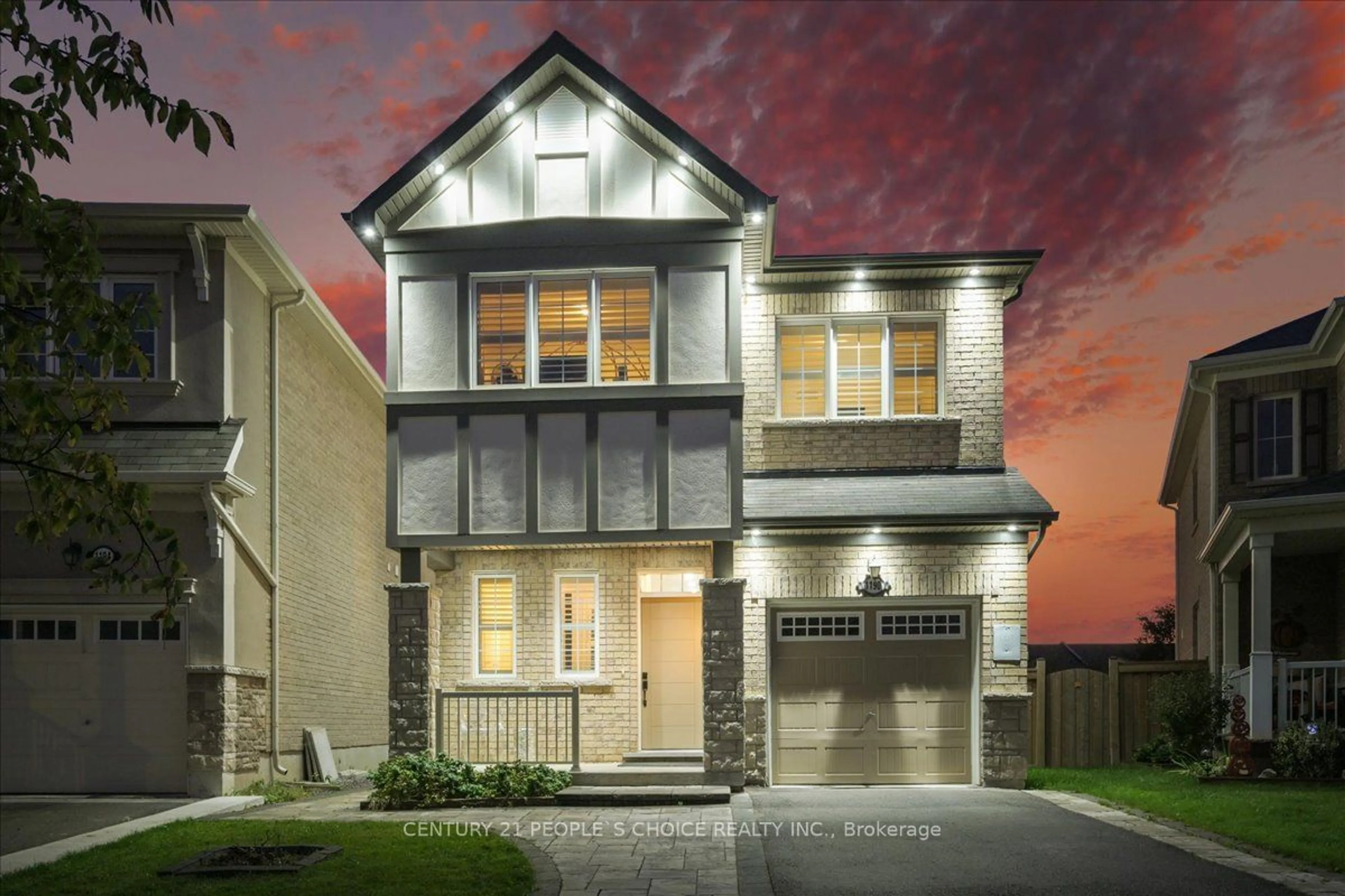 Home with vinyl exterior material, street for 1190 Duignan Cres, Milton Ontario L9E 1C2