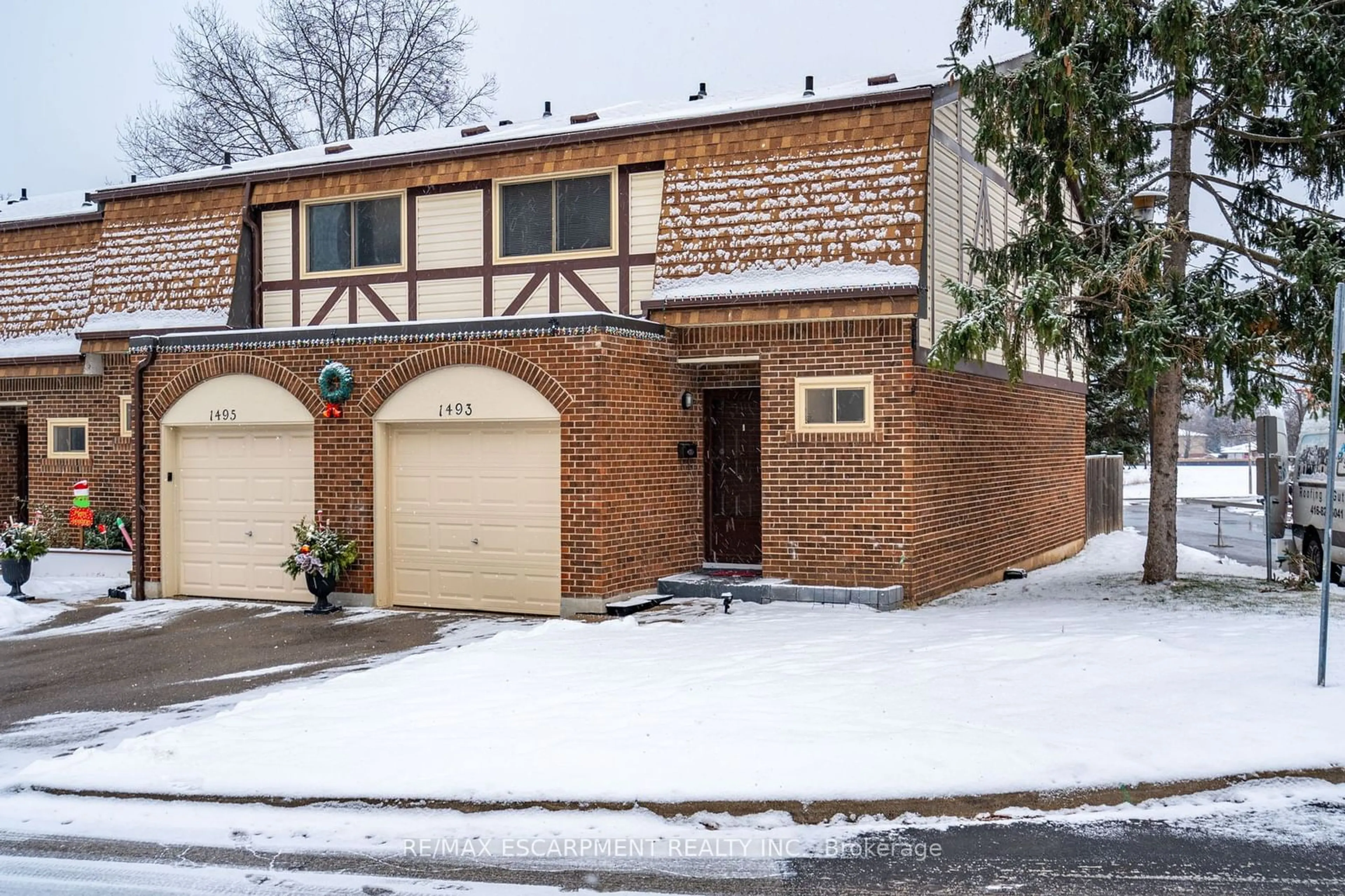 Home with brick exterior material, street for 1493 Ester Dr, Burlington Ontario L7P 1L5