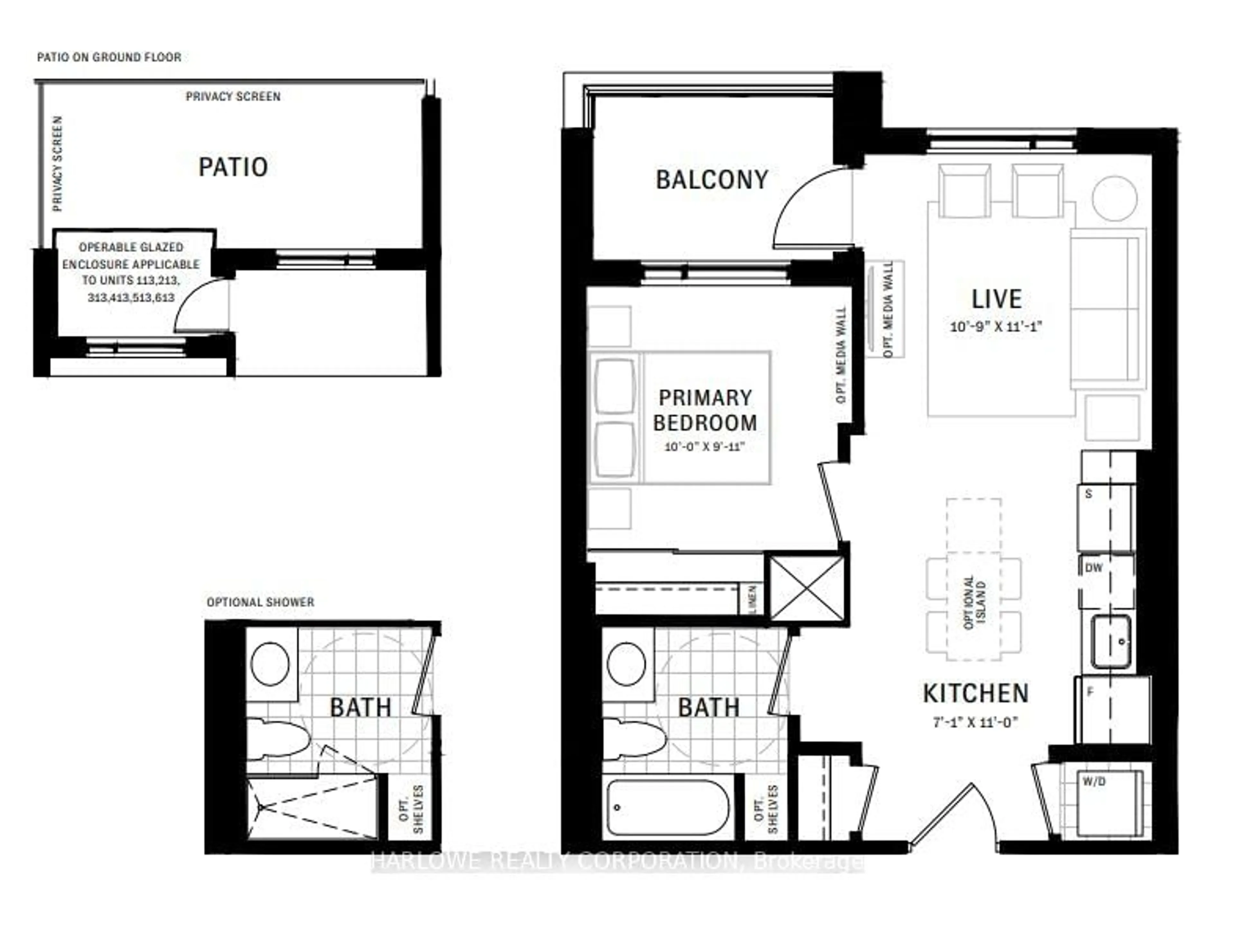 Floor plan for 480 Gordon Krantz Ave #513, Milton Ontario L9E 1Z4