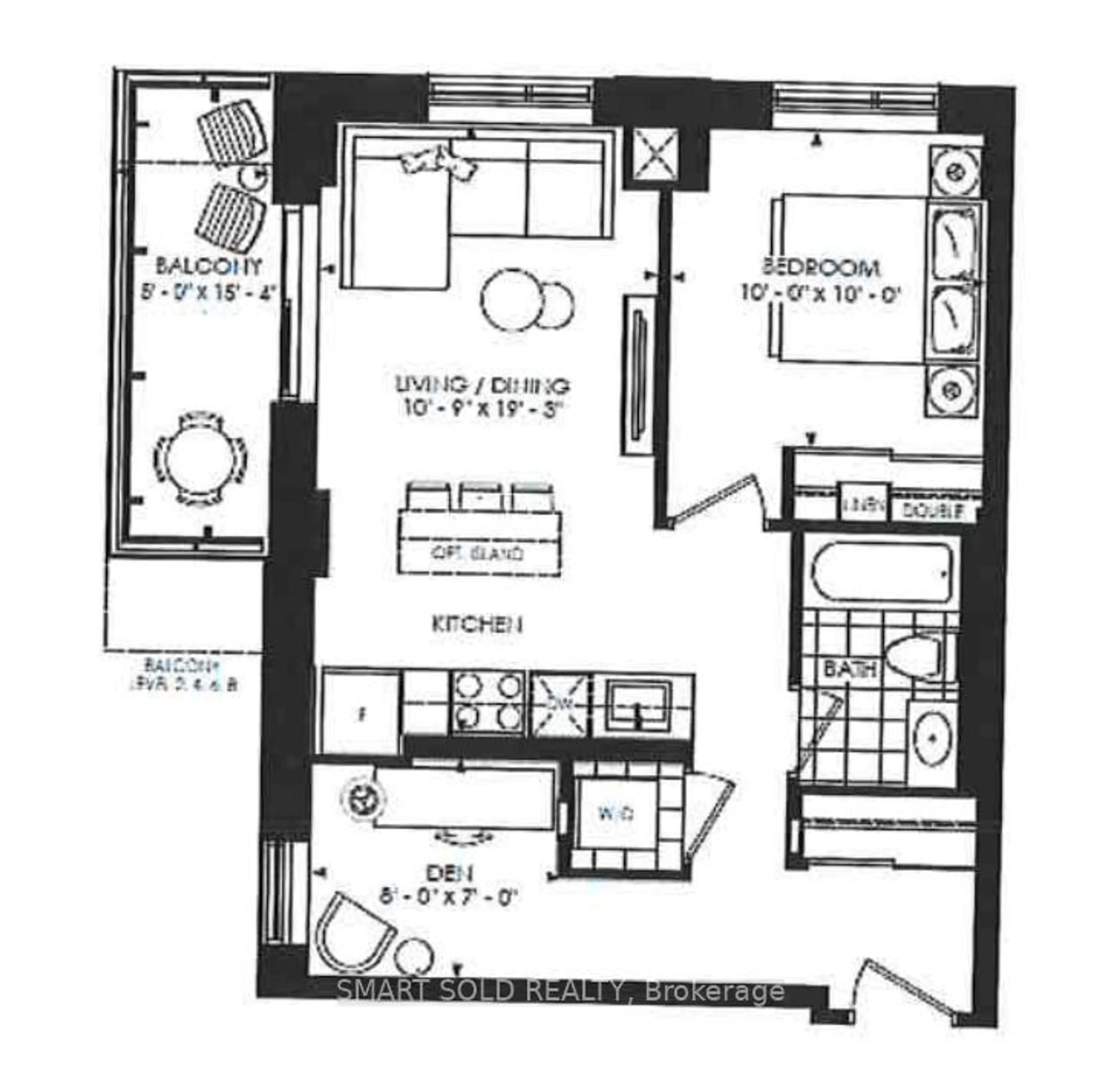 Floor plan for 345 Wheat Boom Dr ##404, Oakville Ontario L6H 7X4