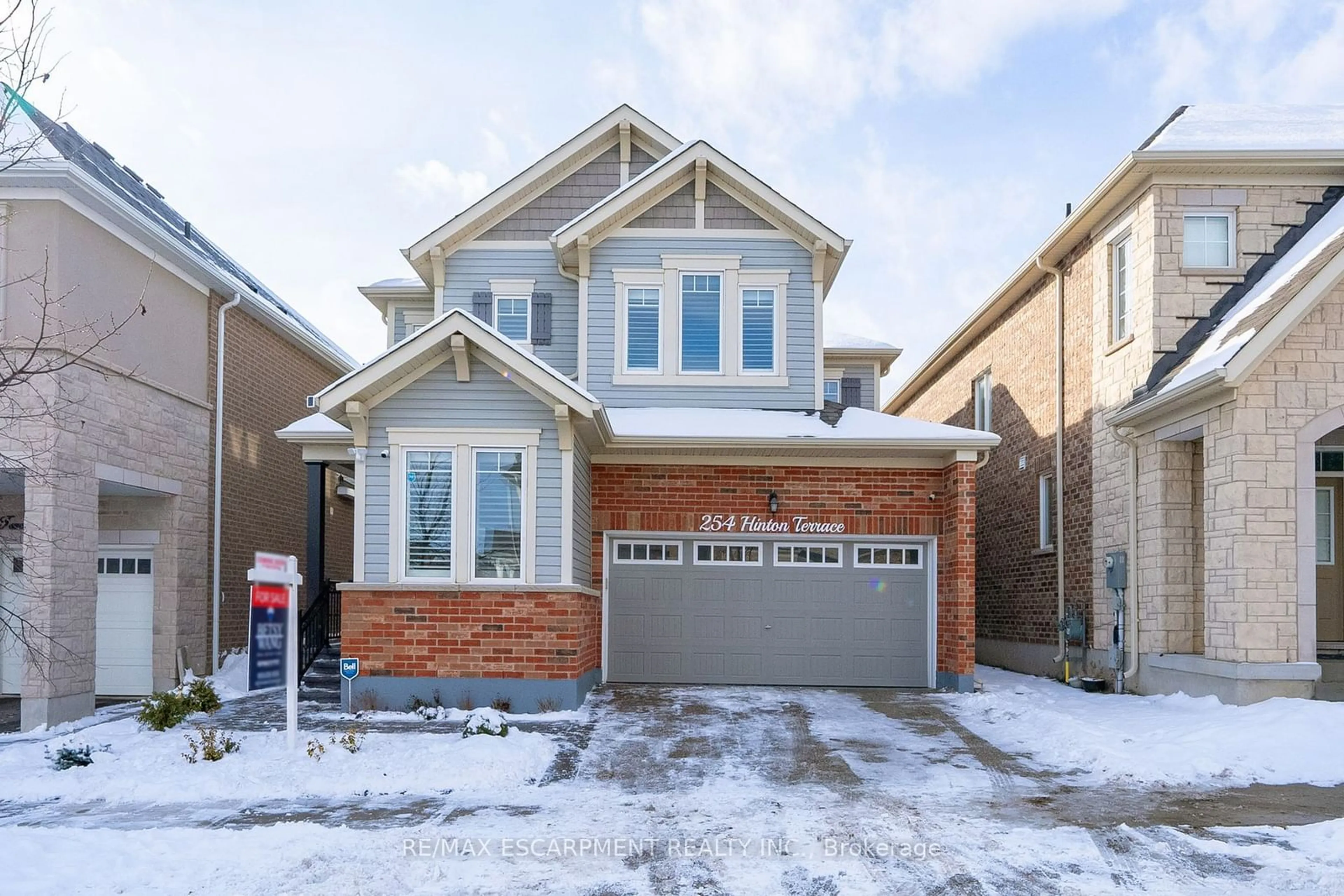 Home with brick exterior material, street for 254 Hinton Terr, Milton Ontario L9E 1C8