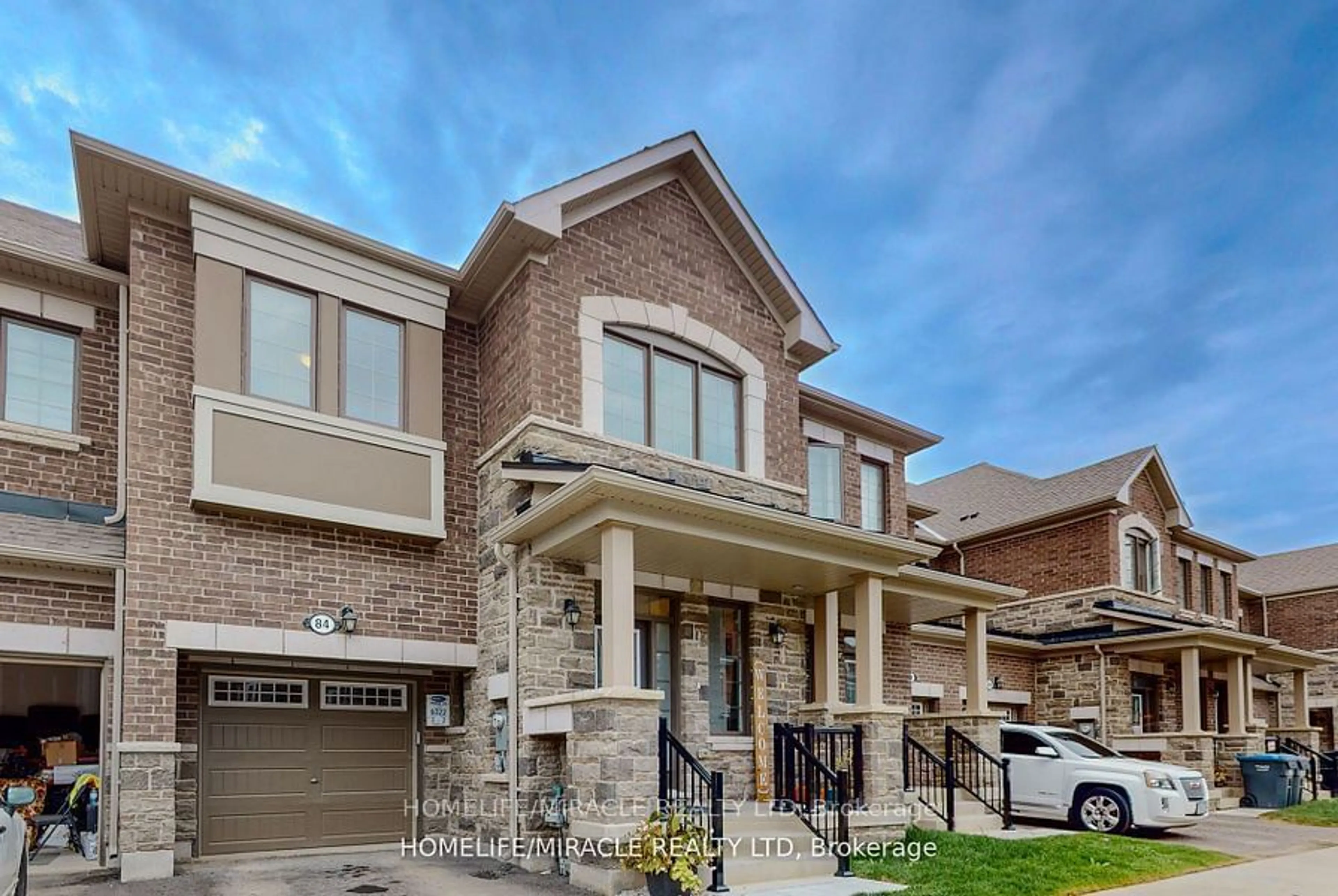 Home with brick exterior material, street for 84 Keppel Circ, Brampton Ontario L7A 5K9