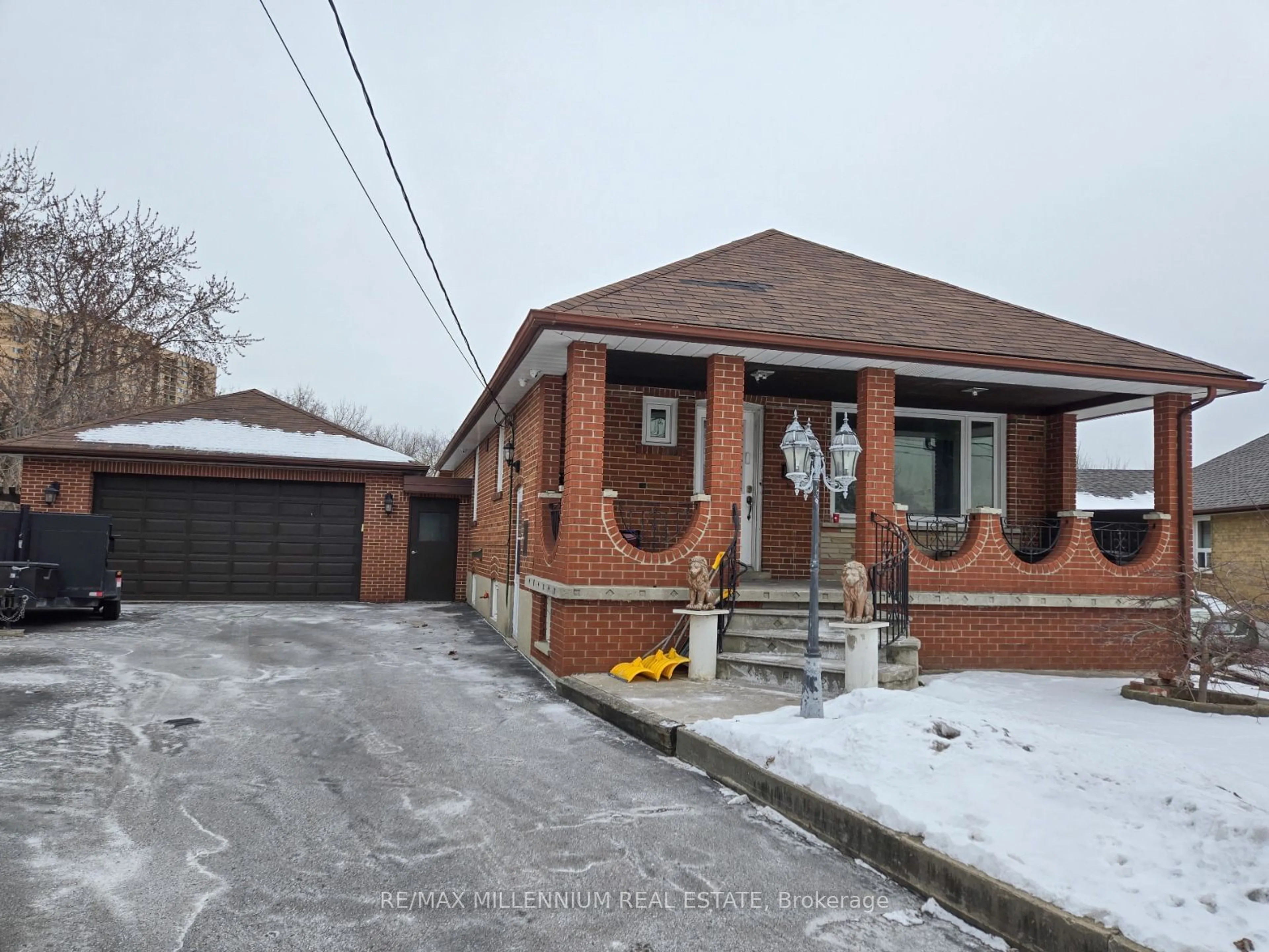 Home with brick exterior material, street for 39 Mayall Ave, Toronto Ontario M3L 1E7