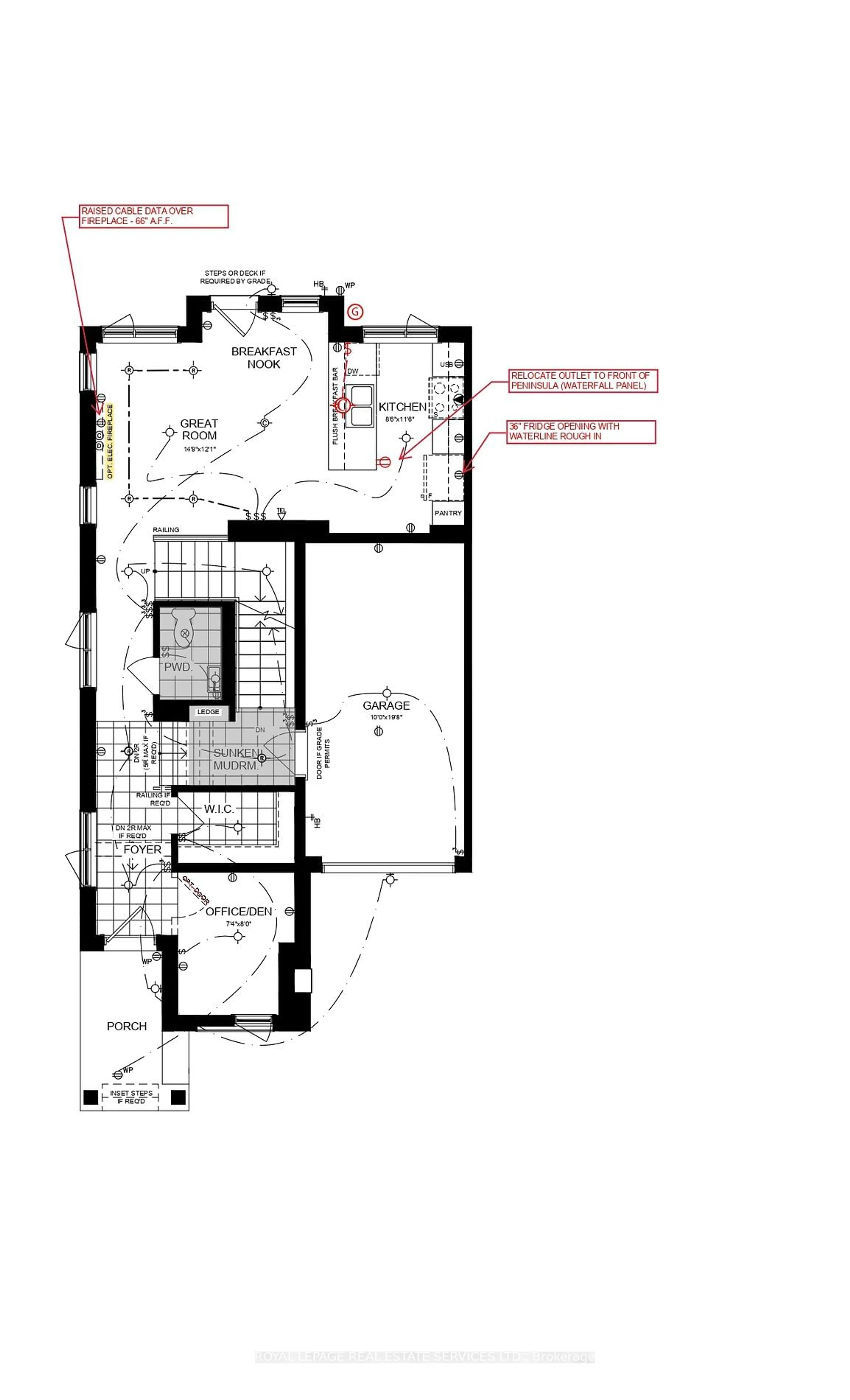 Floor plan for 3234 Crystal Dr, Oakville Ontario L6M 5S8