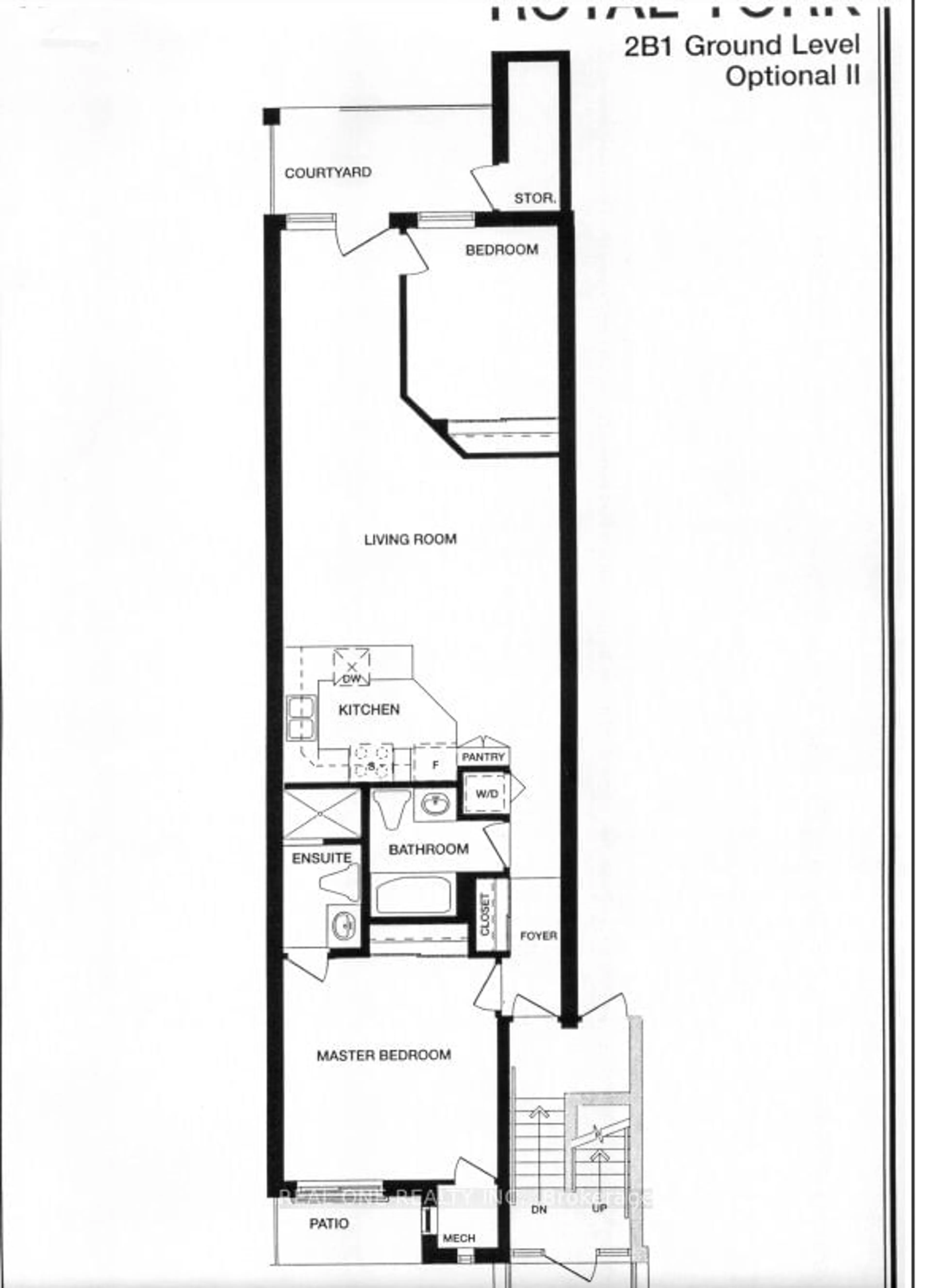 Floor plan for 38 Gibson Ave #11, Toronto Ontario M9N 0A5