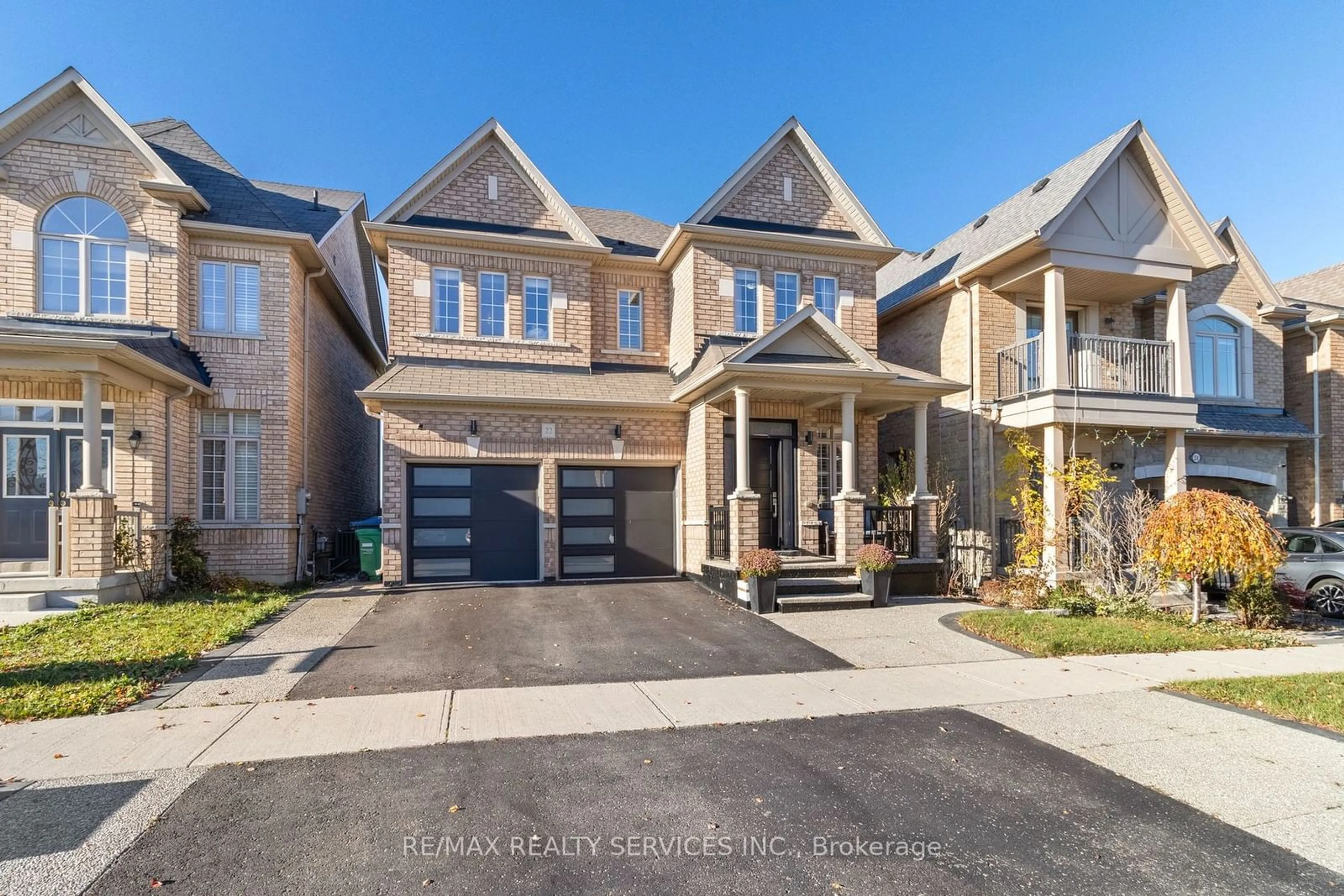 Home with brick exterior material, street for 22 Vontress St, Brampton Ontario L6R 3S4