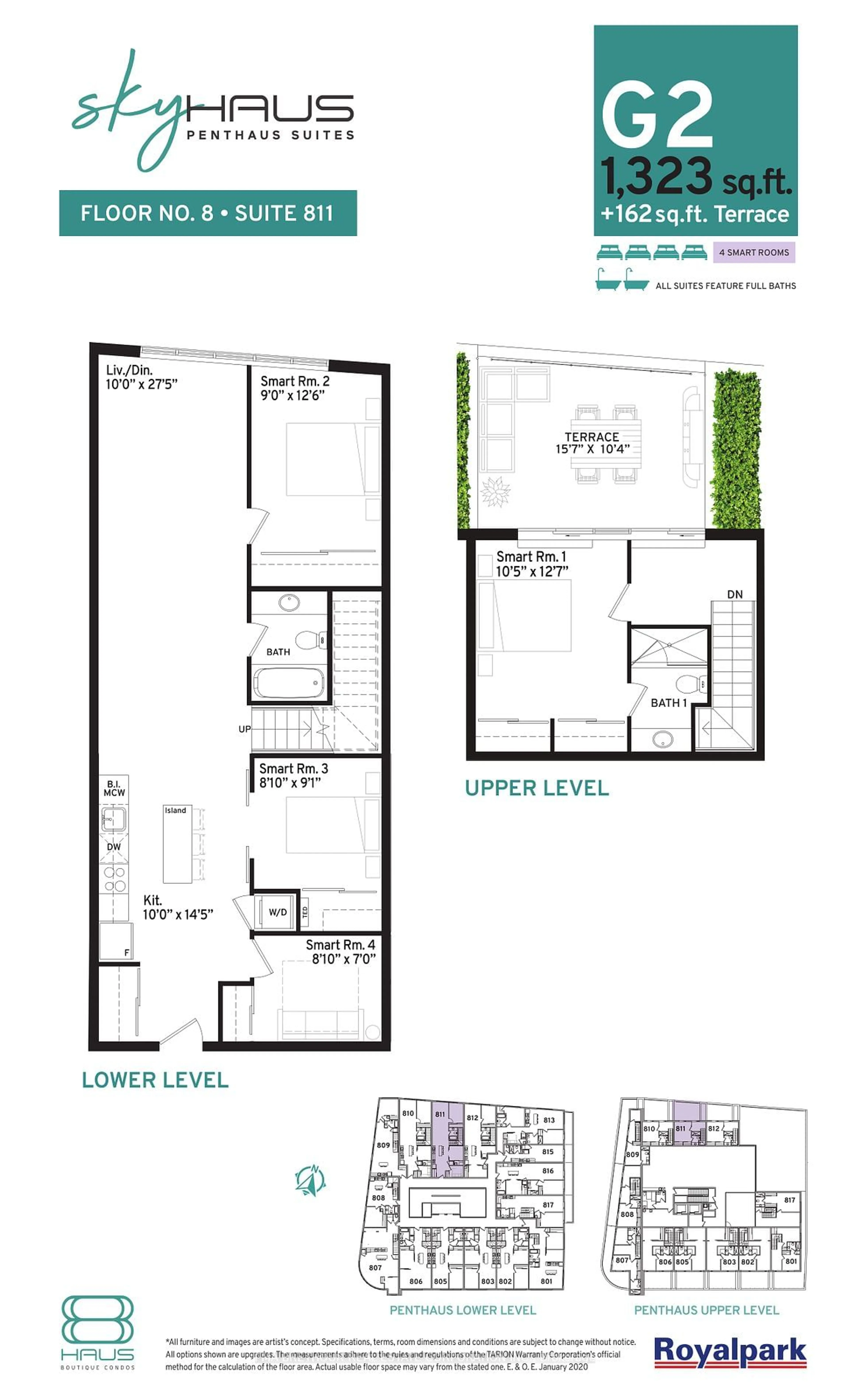 Floor plan for 2433 Dufferin St #811, Toronto Ontario M6E 0B4