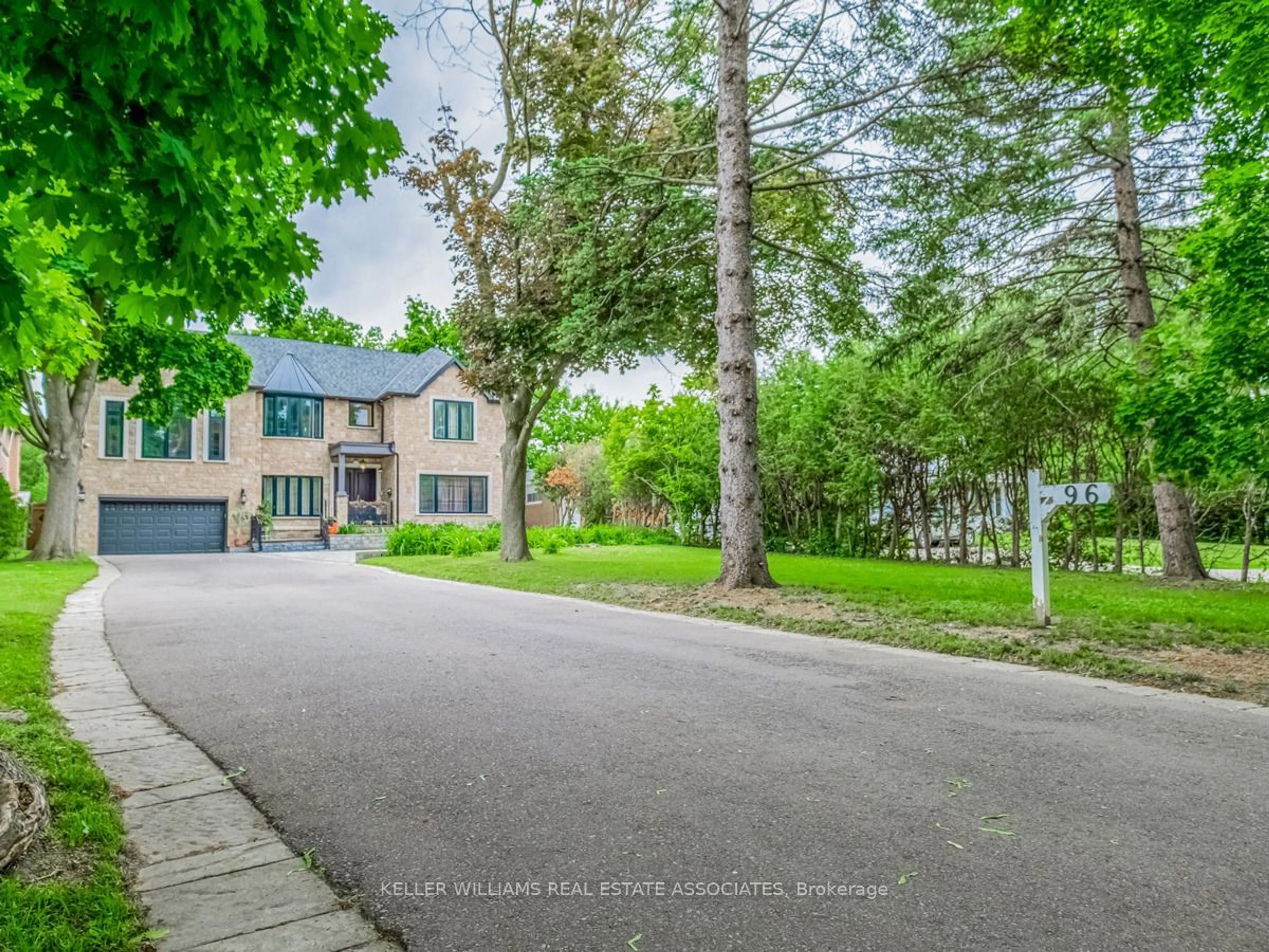 A pic from outside/outdoor area/front of a property/back of a property/a pic from drone, street for 96 Elmcrest Rd, Toronto Ontario M9C 3R9