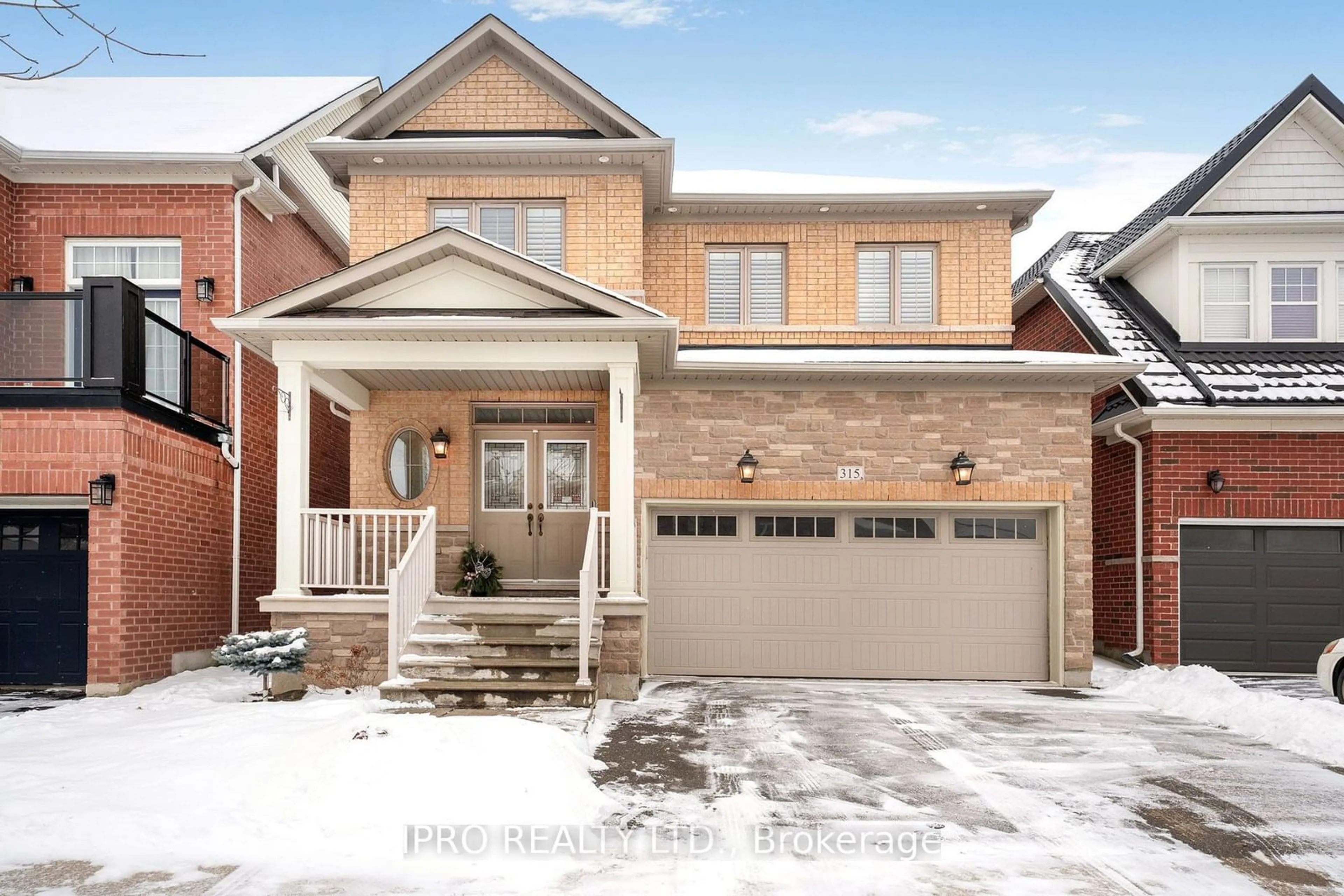 Home with brick exterior material, street for 315 Malboeuf Crt, Milton Ontario L9T 7Y5