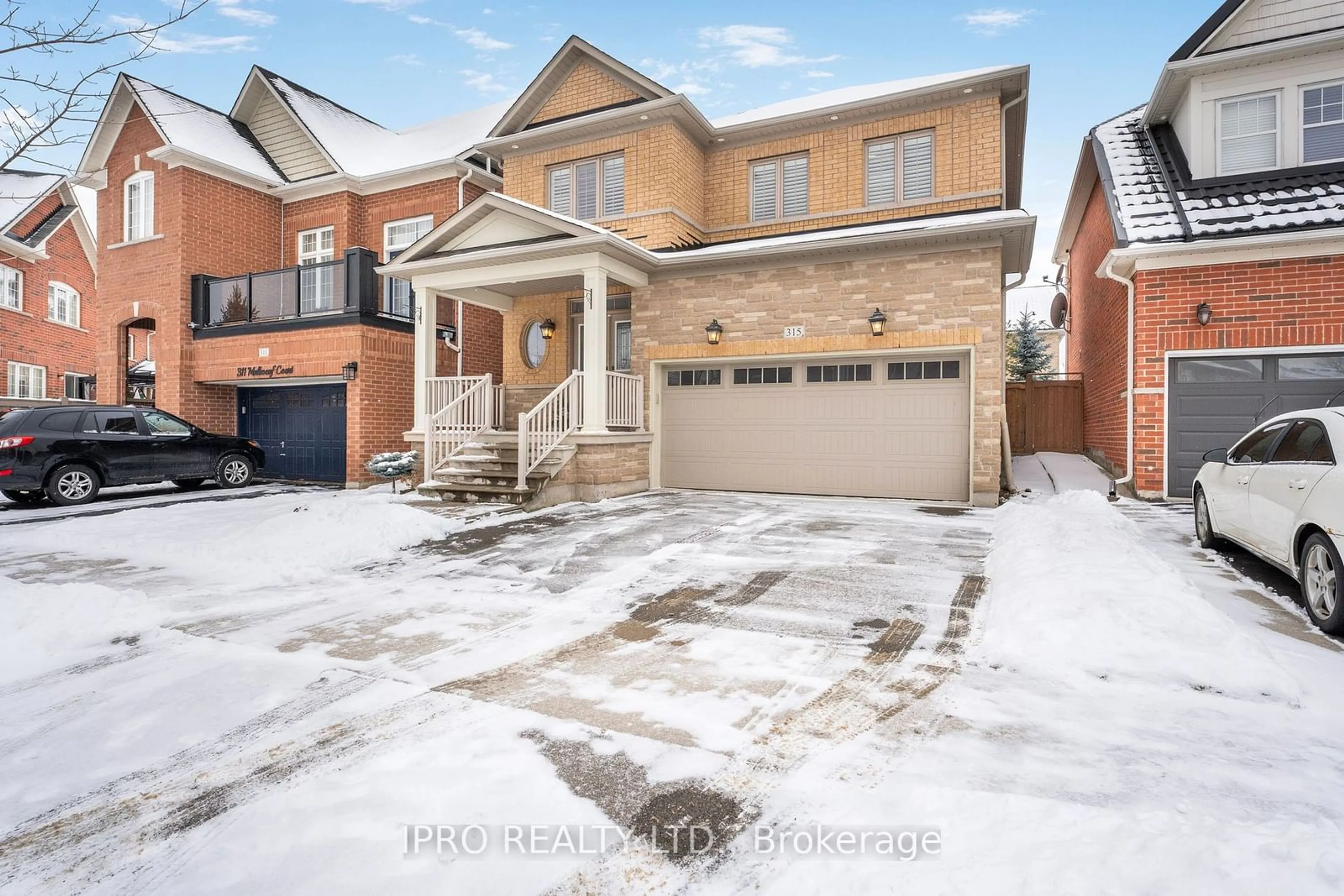 Home with brick exterior material, street for 315 Malboeuf Crt, Milton Ontario L9T 7Y5