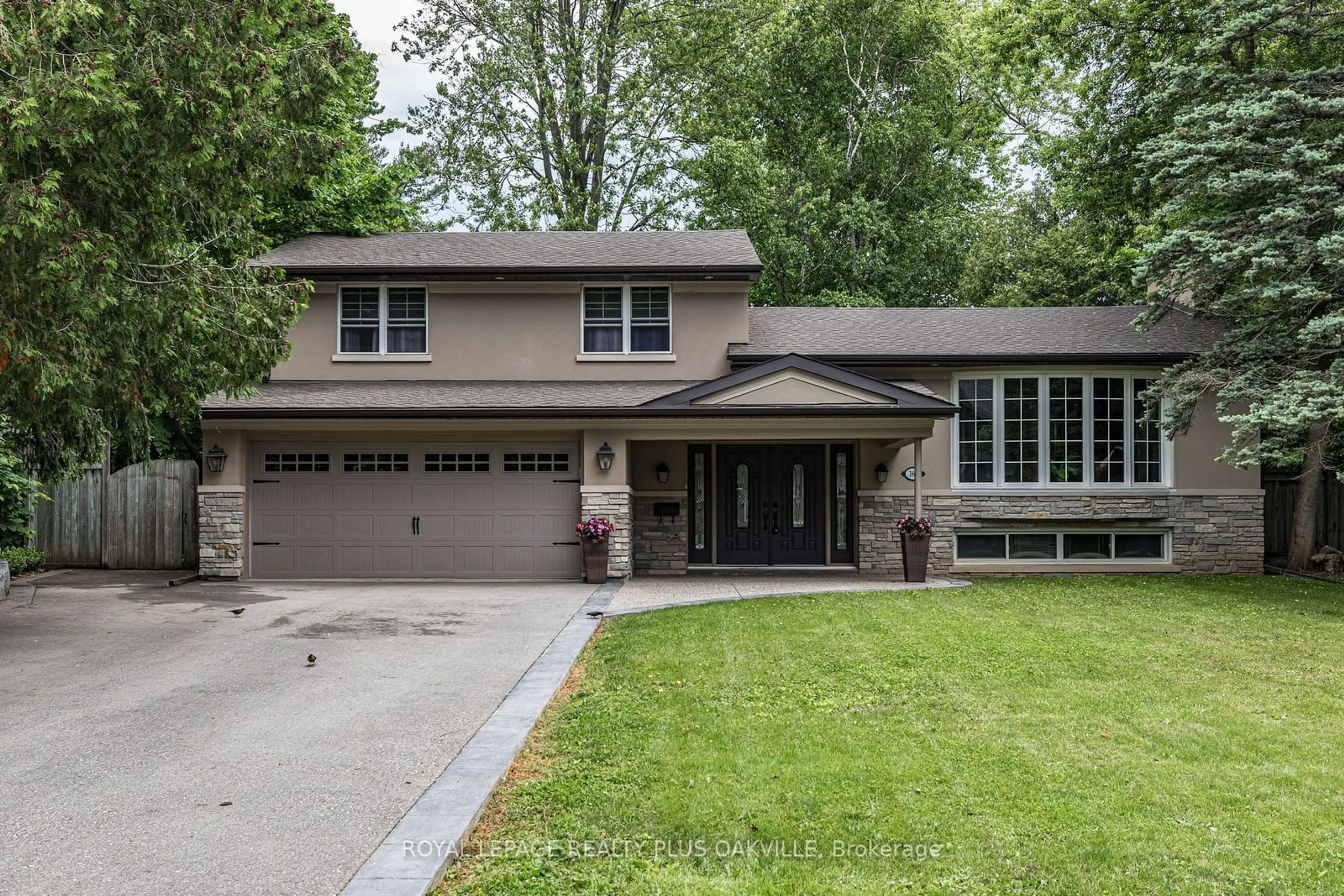 Home with brick exterior material, street for 165 Walby Dr, Oakville Ontario L6L 4C9