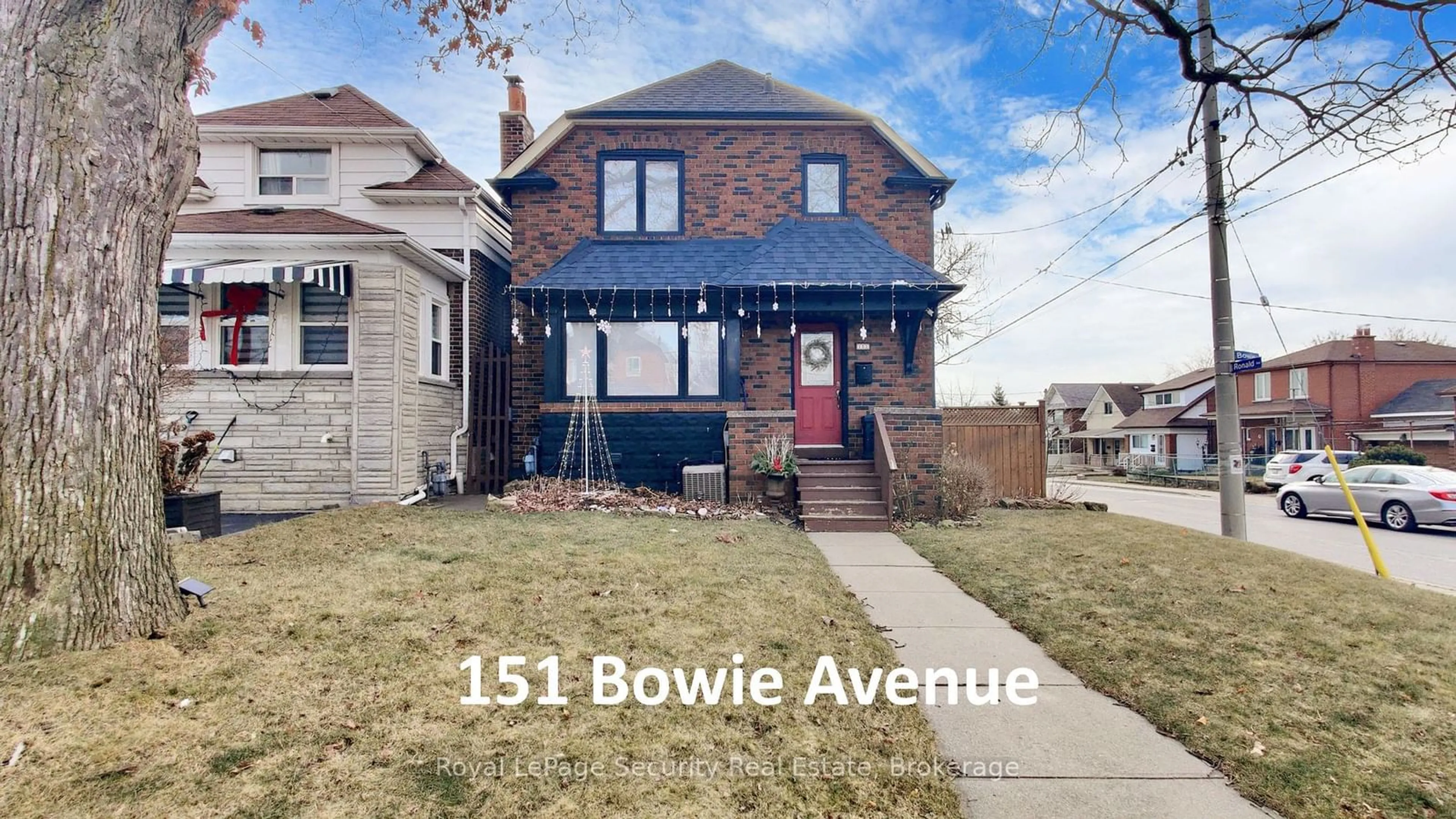 Home with brick exterior material, street for 151 Bowie Ave, Toronto Ontario M6E 2R1