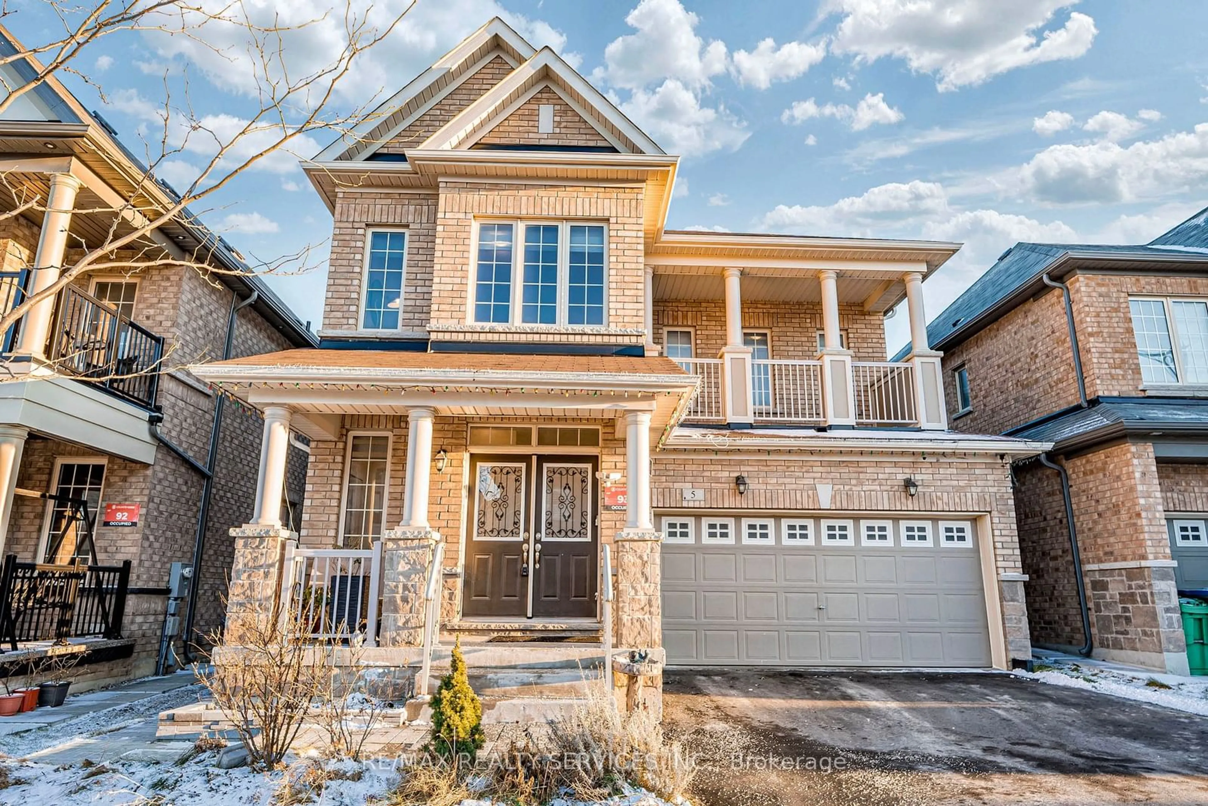 Home with brick exterior material, street for 5 Sinatra St, Brampton Ontario L6R 4B3