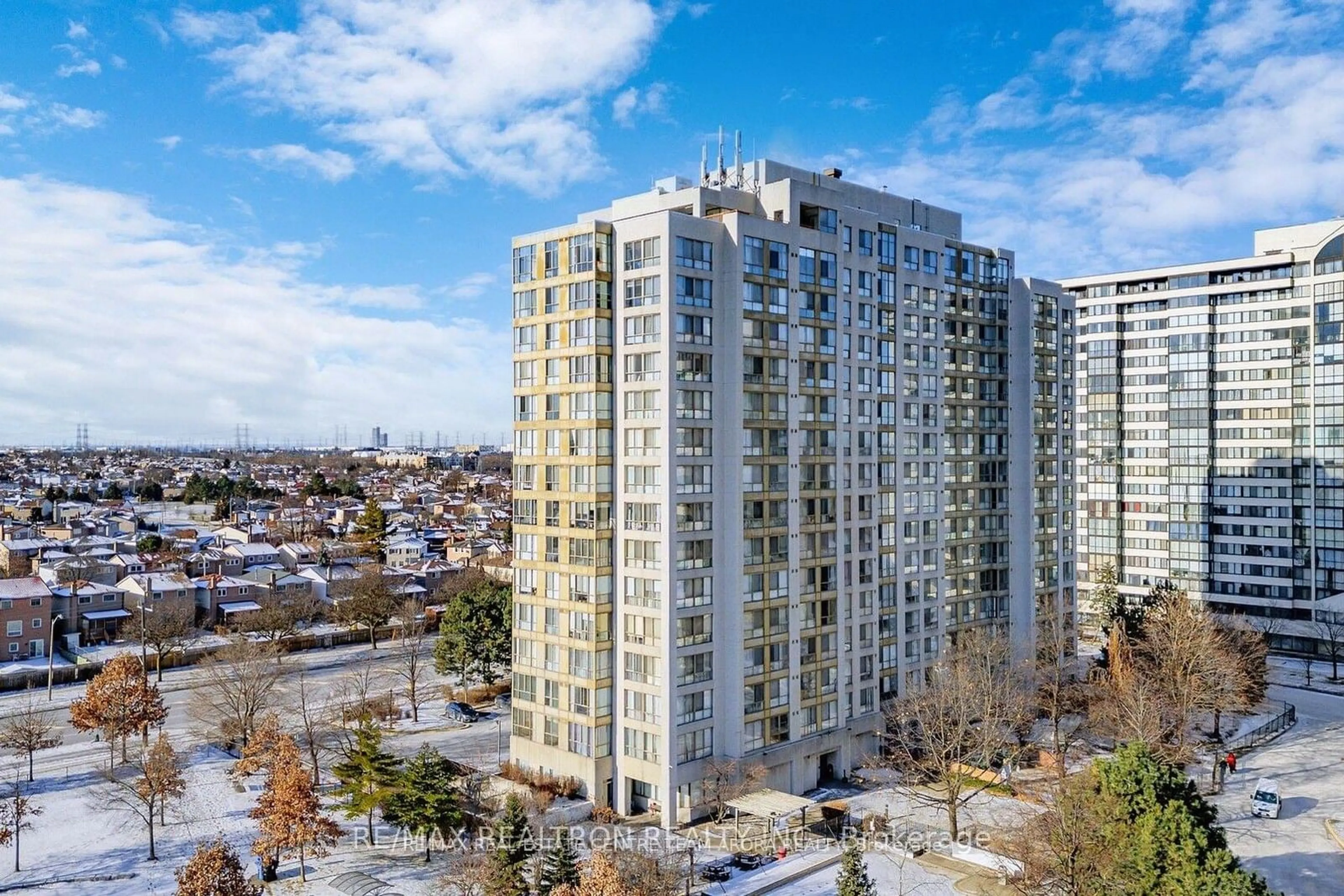 A pic from outside/outdoor area/front of a property/back of a property/a pic from drone, city buildings view from balcony for 2901 Kipling Ave #505, Toronto Ontario M9V 5E5