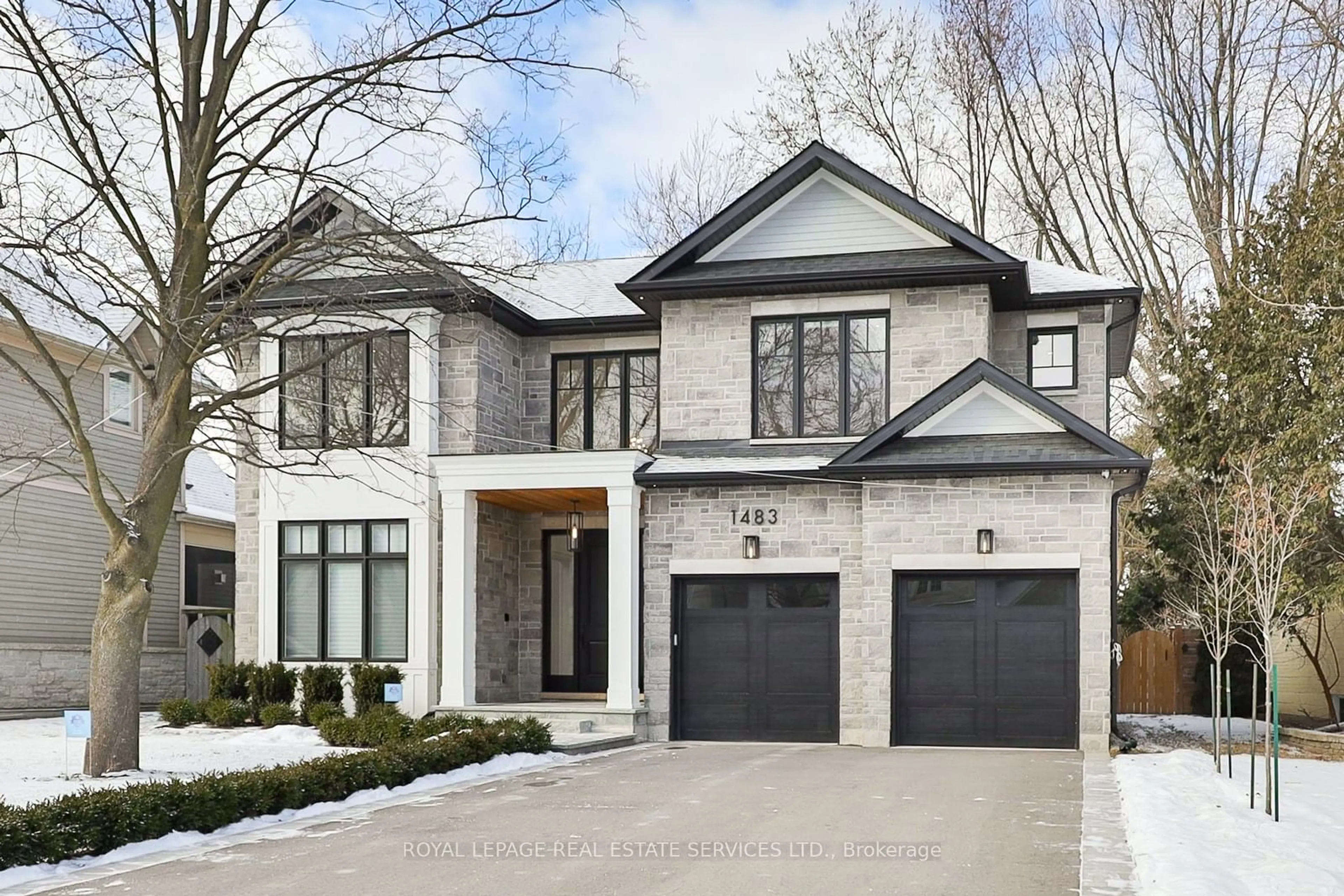 Home with brick exterior material, street for 1483 Briarwood Cres, Oakville Ontario L6J 2S8