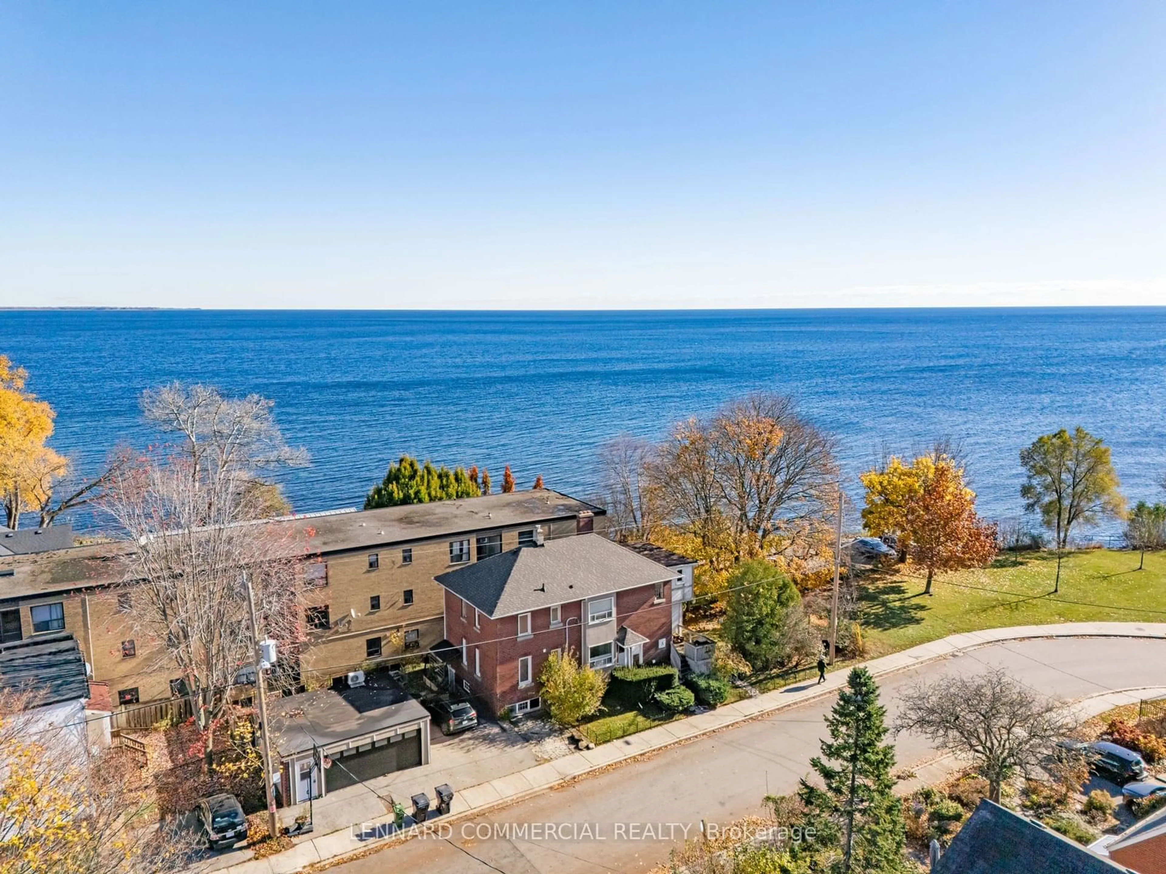 A pic from outside/outdoor area/front of a property/back of a property/a pic from drone, water/lake/river/ocean view for 3 Fifth St, Toronto Ontario M8V 2Y8