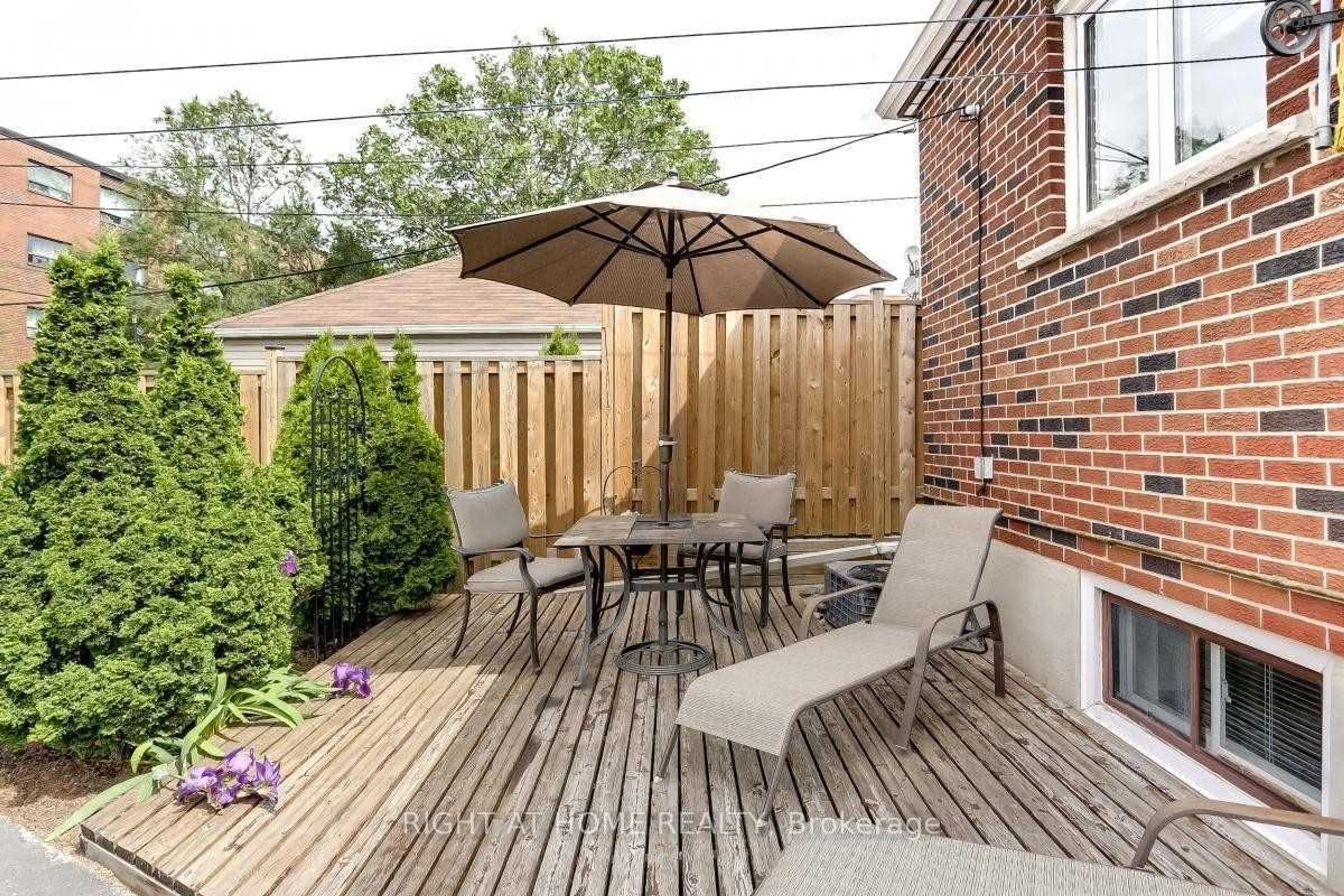 Patio, street for 134 Locksley Ave, Toronto Ontario M6B 3N5