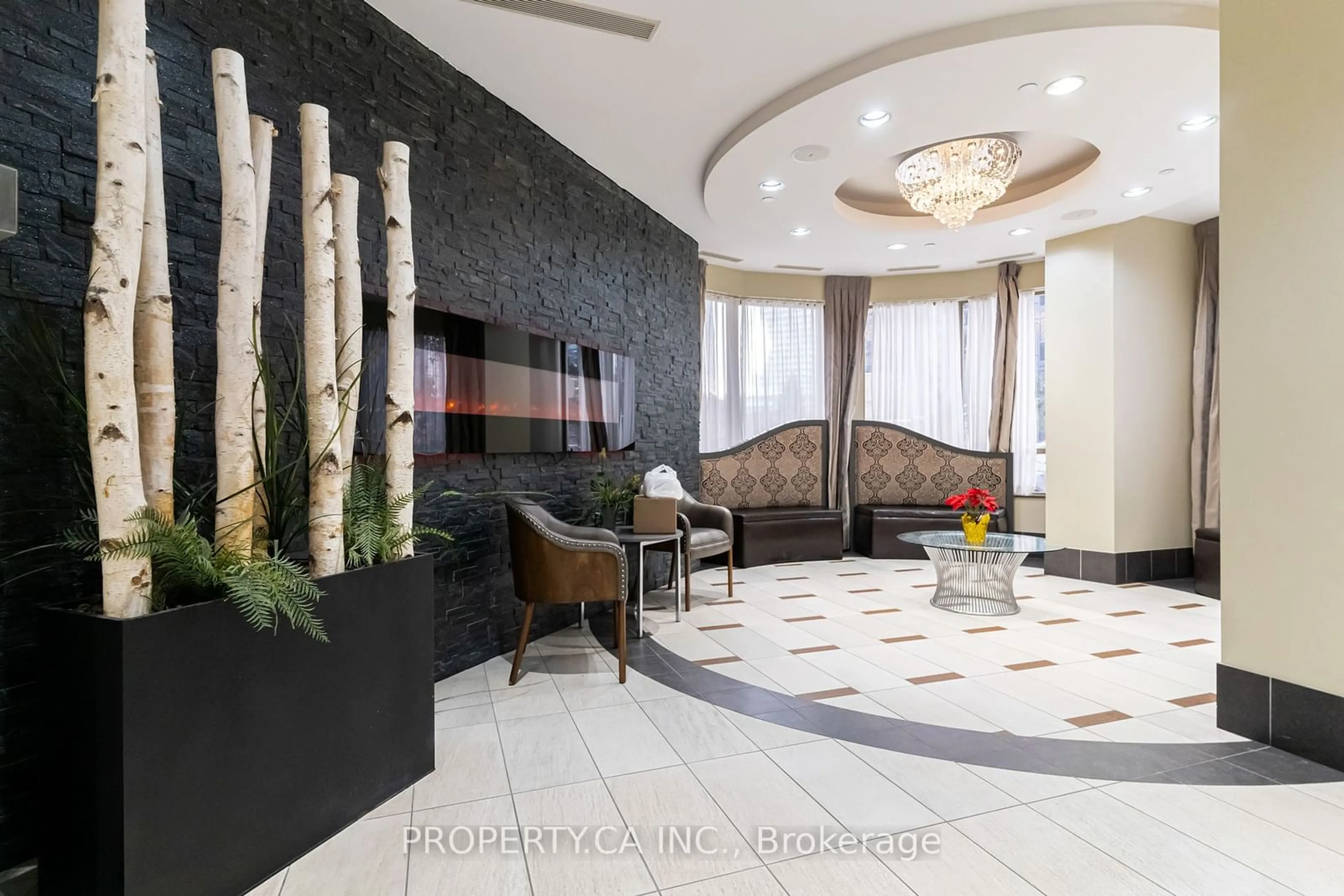 Lobby for 310 Burnhamthorpe Rd #401, Mississauga Ontario L5B 4P9