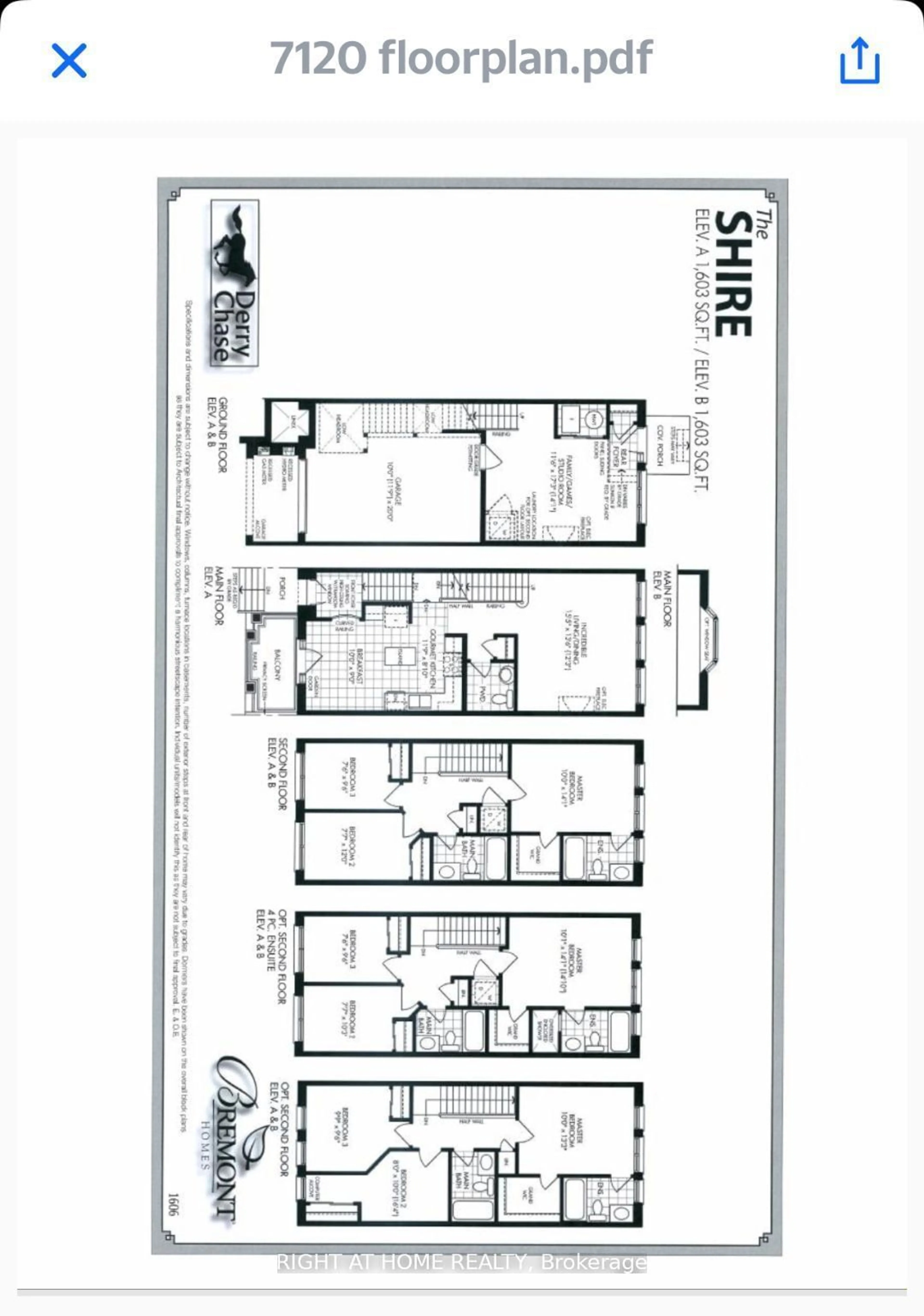 Floor plan for 7120 Triumph Lane, Mississauga Ontario L5N 0C5