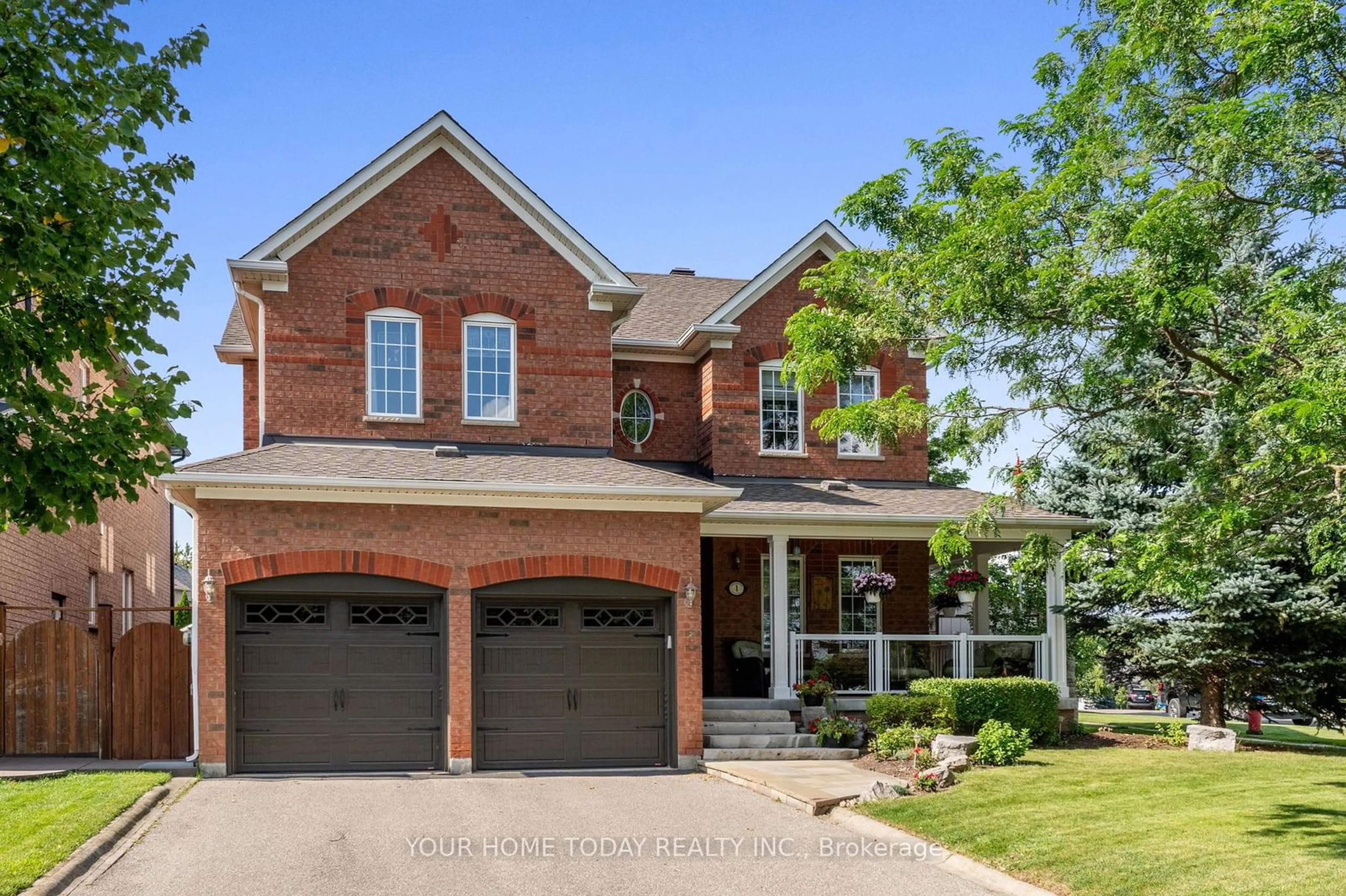 Home with brick exterior material, street for 1 North Ridge Cres, Halton Hills Ontario L7G 6E7