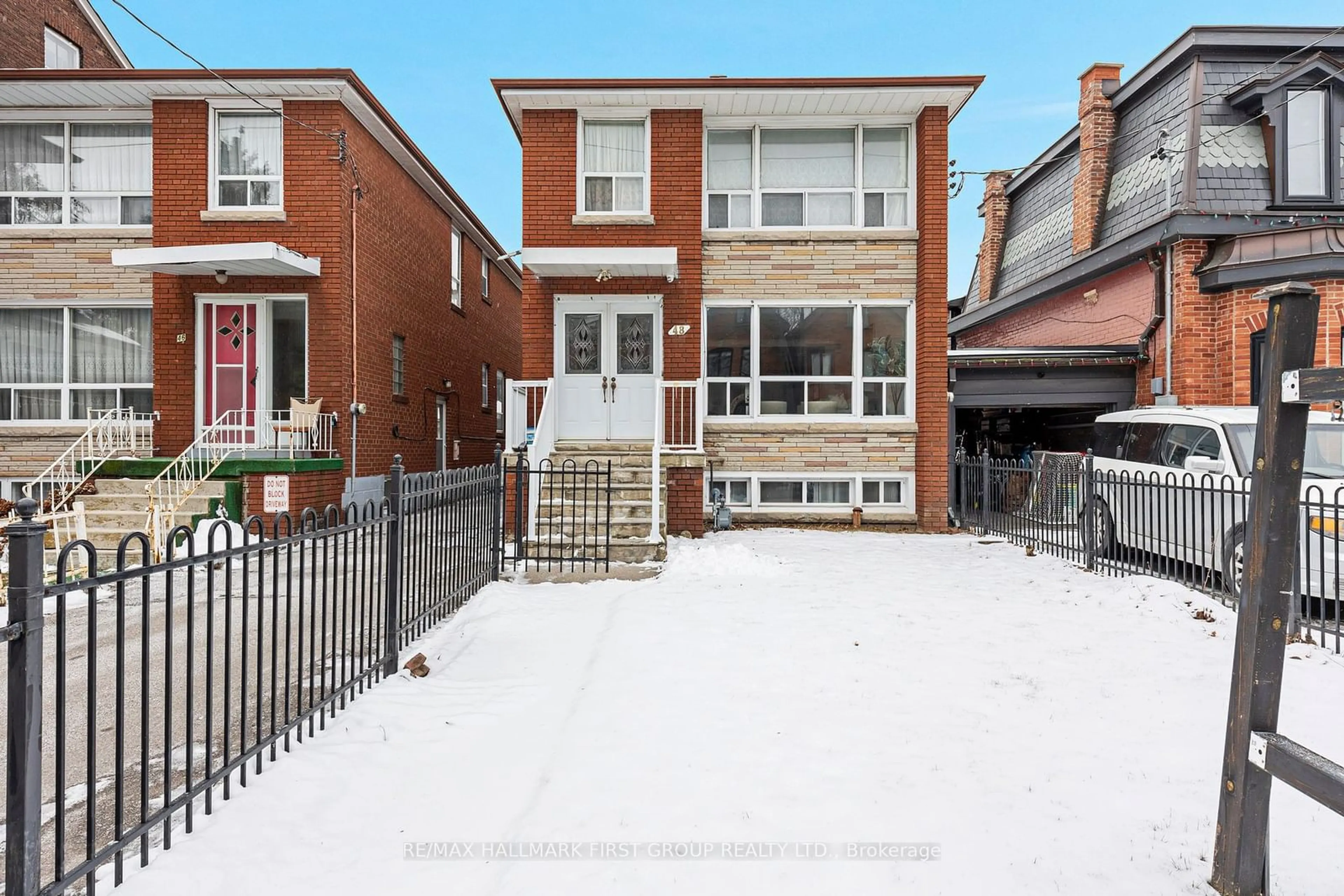 Home with brick exterior material, street for 48 Macdonell Ave, Toronto Ontario M6R 2A2