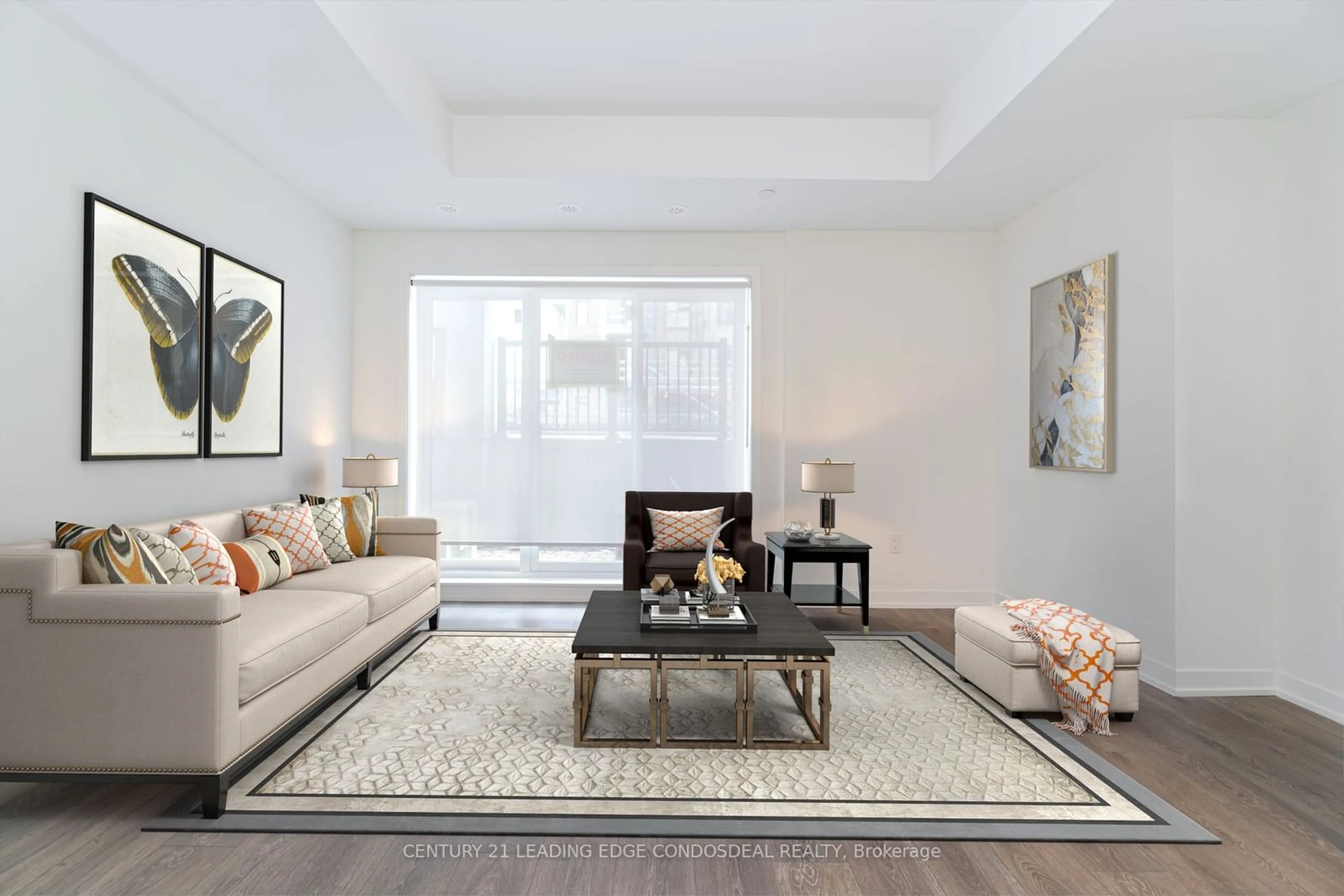 Living room with furniture, unknown for 135 Canon Jackson Dr #109, Toronto Ontario M6M 0C3