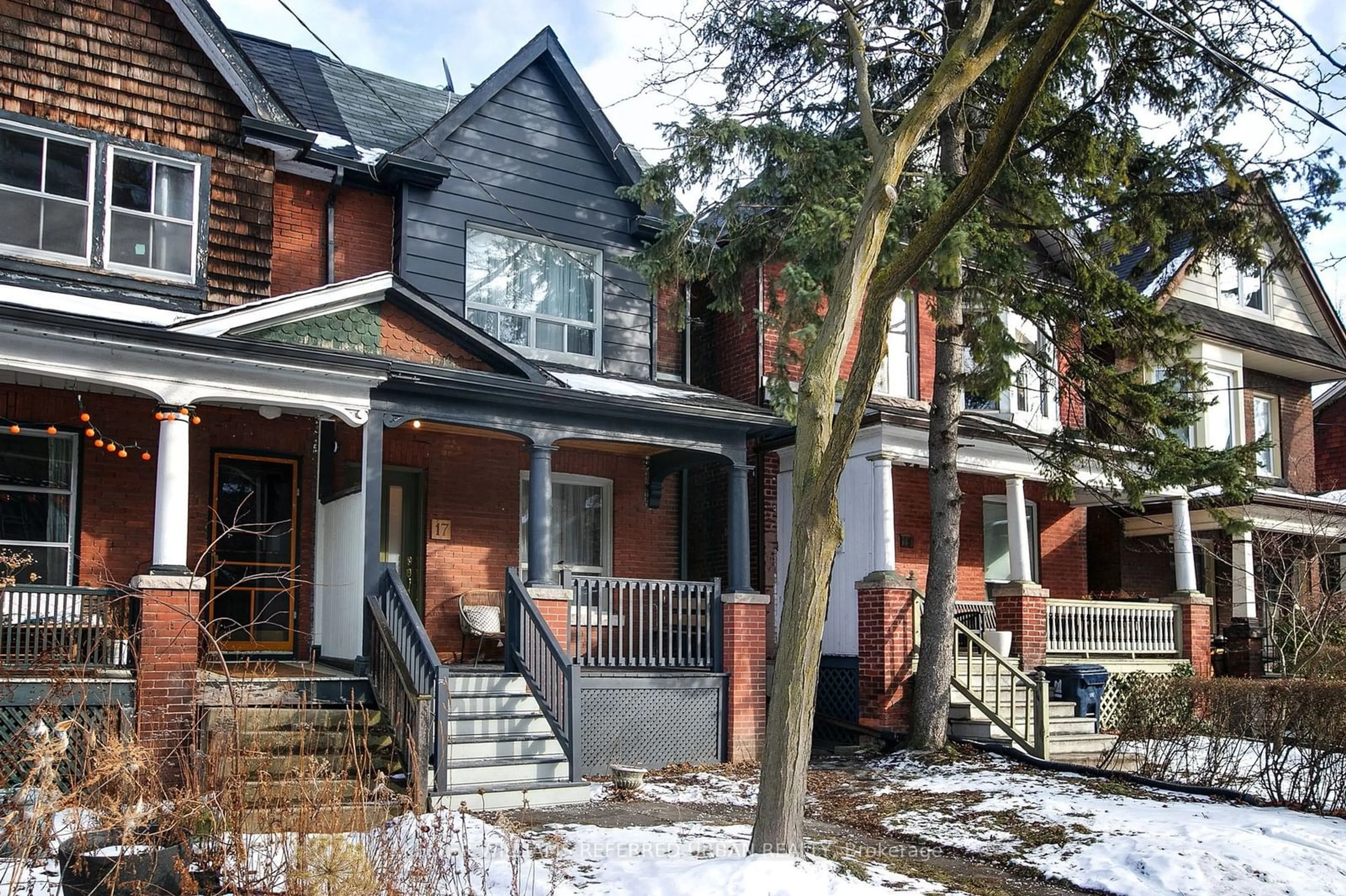 Home with brick exterior material, street for 17 Callender St, Toronto Ontario M6R 2H2