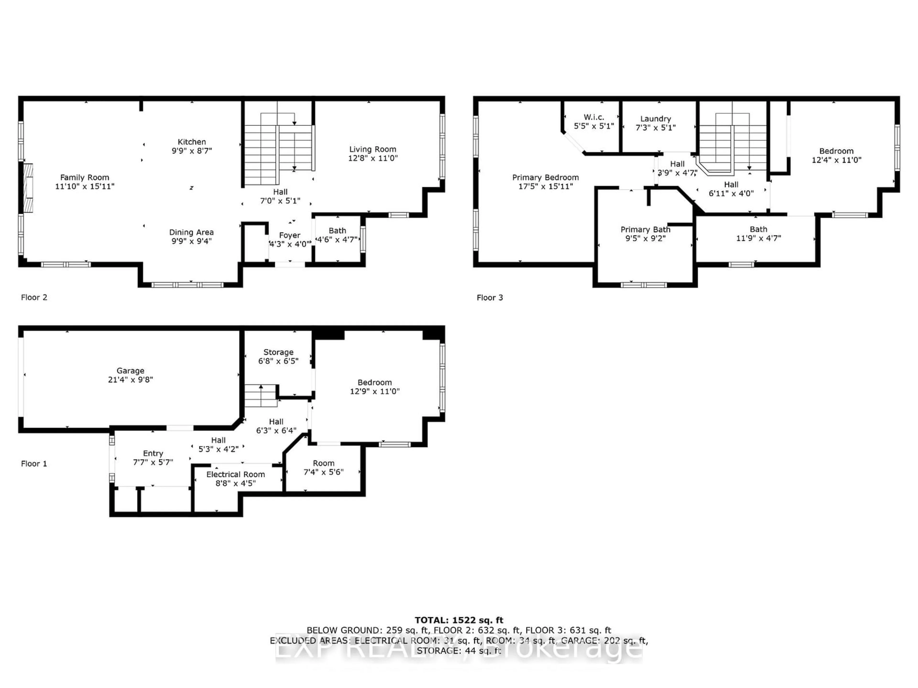 Floor plan for 2342 Sutton Dr, Burlington Ontario L7L 6Y8