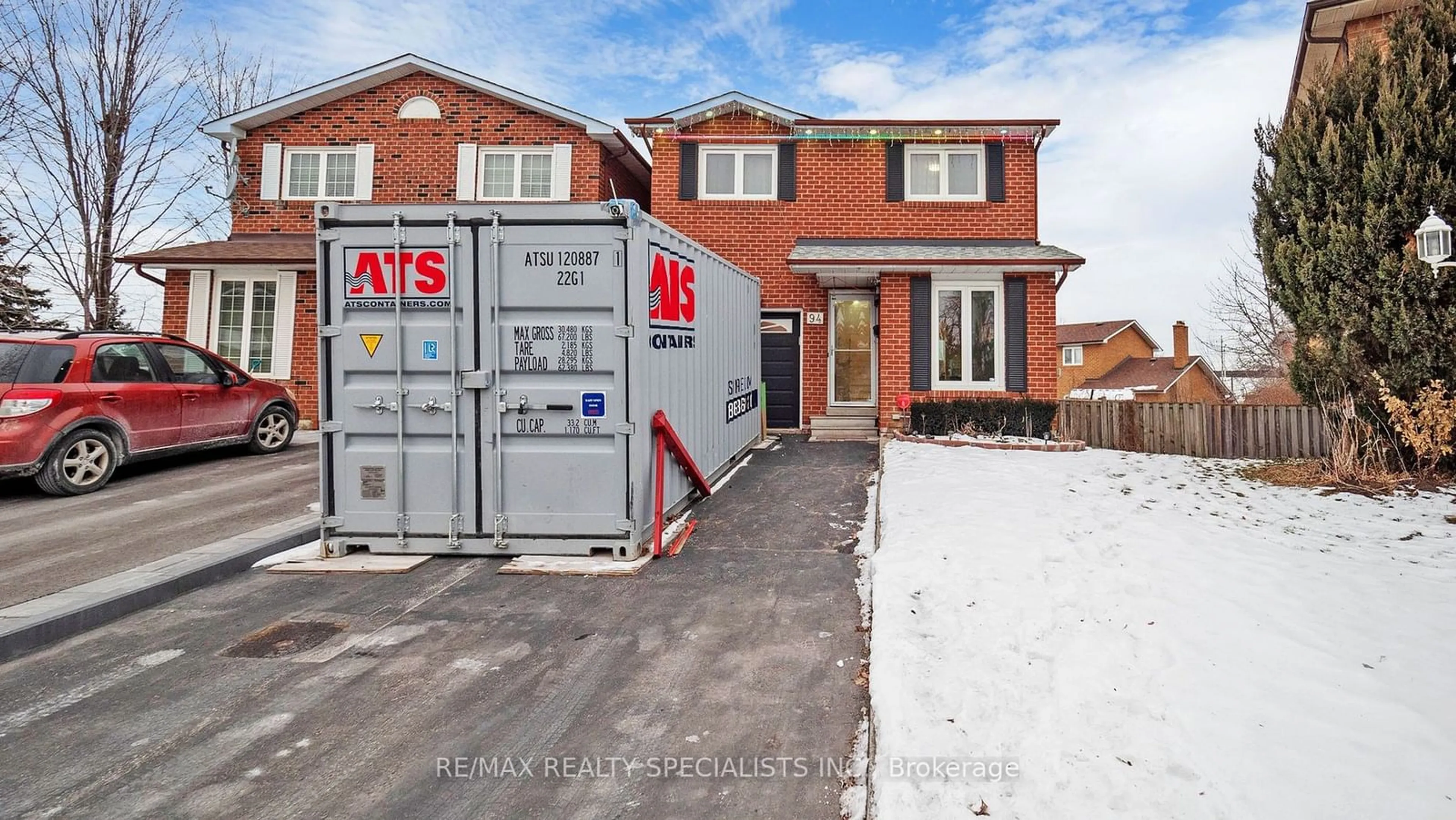 Home with brick exterior material, street for 94 Flamingo Cres, Brampton Ontario L6T 2G7